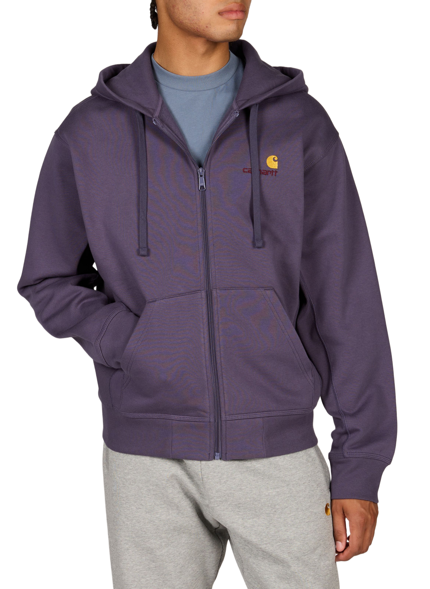 Hoodie ample en coton mélangé CARHARTT WIP Violet