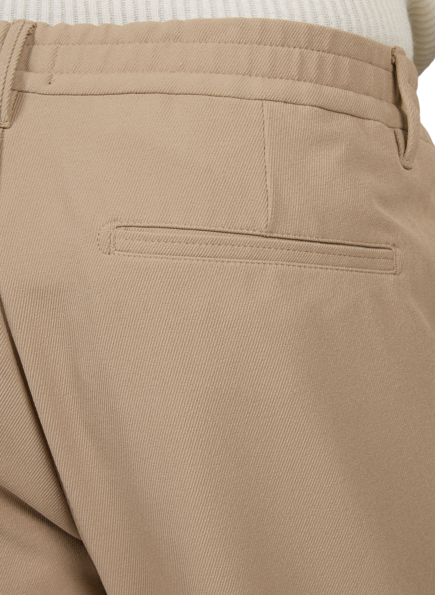 Pantalon à pinces Lui en toile STRELLSON Beige