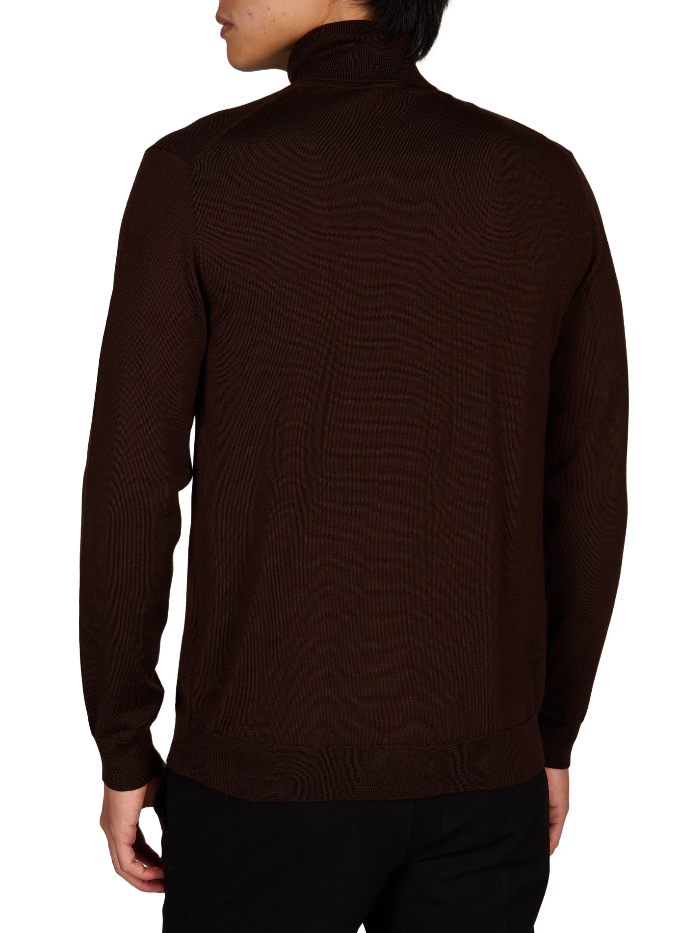 Merino wool turtleneck jumper AU PRINTEMPS PARIS Brown