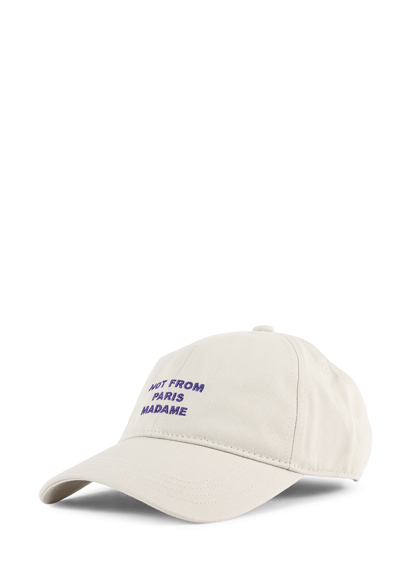 Bestickte Baumwollkappe DROLE DE MONSIEUR Grau