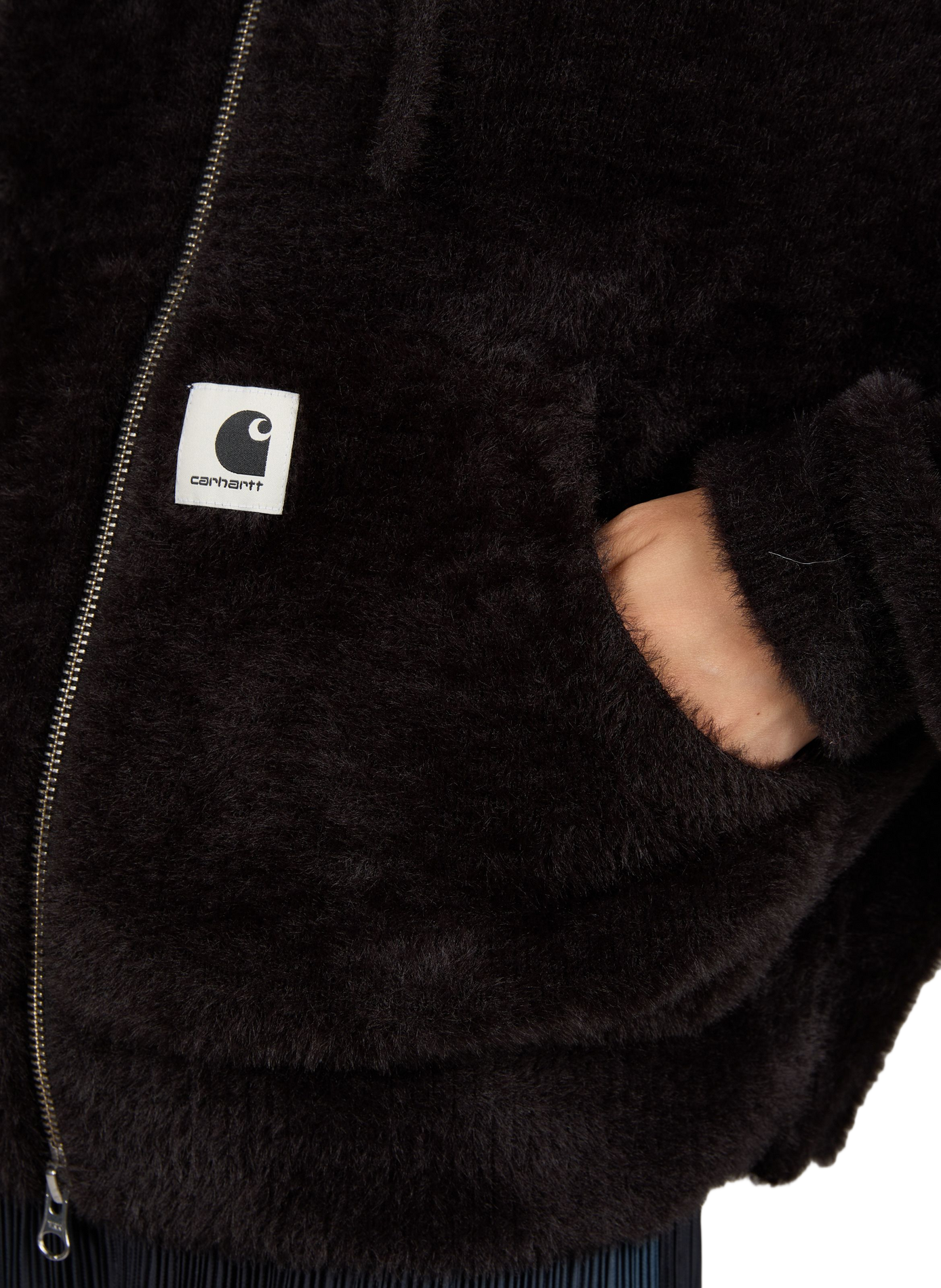 Maine Active hooded jacket with a faux fur effect CARHARTT WIP Black