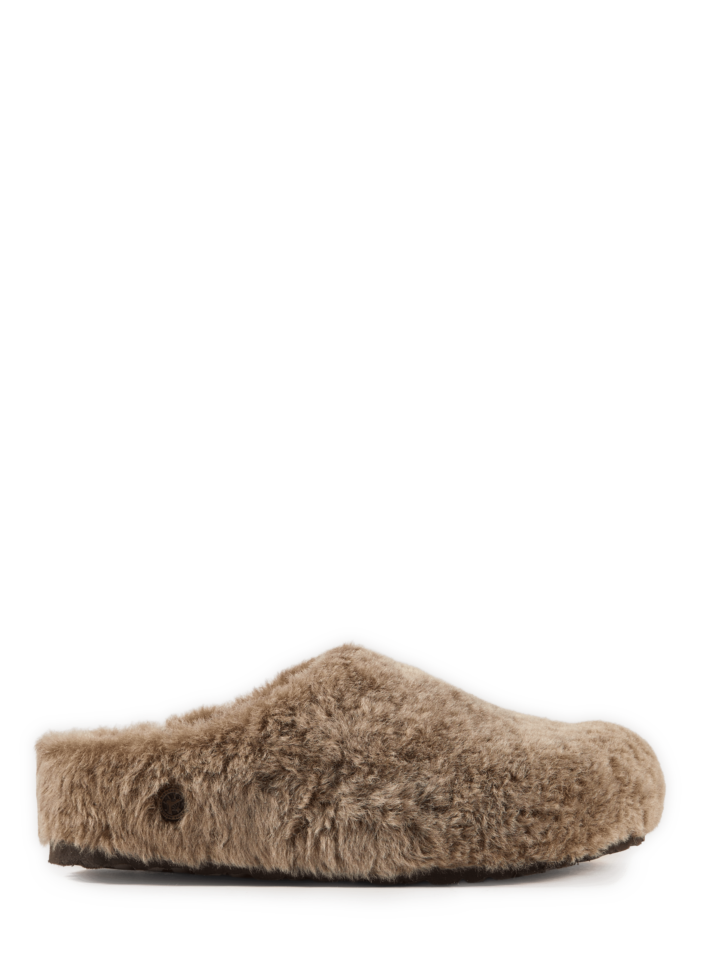 Zapatillas de estar por casa de pelo BIRKENSTOCK Beige