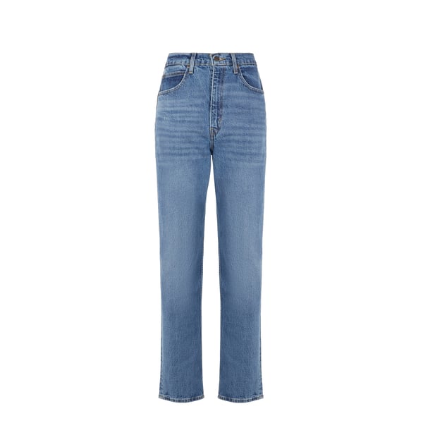 Jean 70s High Slim Straight en coton denim