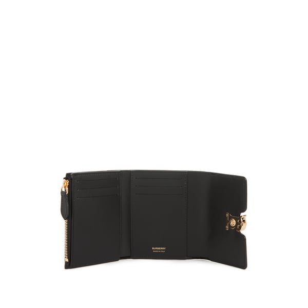 Portefeuille en cuir verni