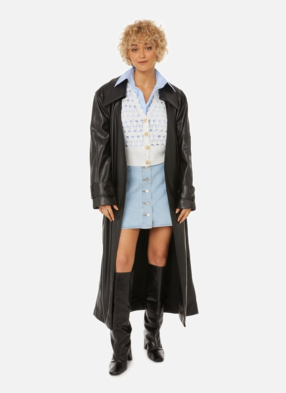 Manteau Vicky Noir by MYBESTFRIENDS MYBESTFRIENDS Manteau Vicky Noir