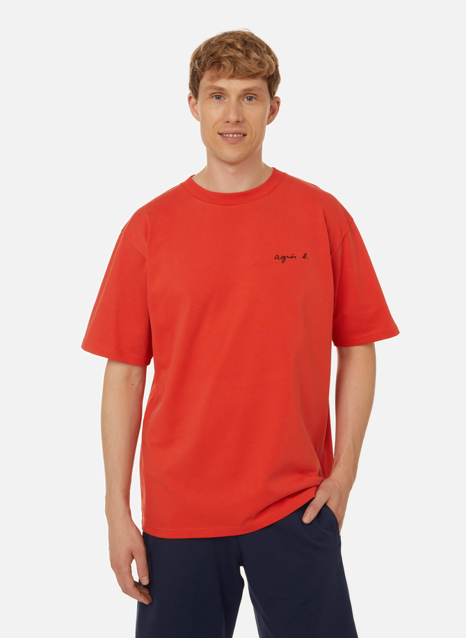 T-shirt à logo en coton AGNÈS B