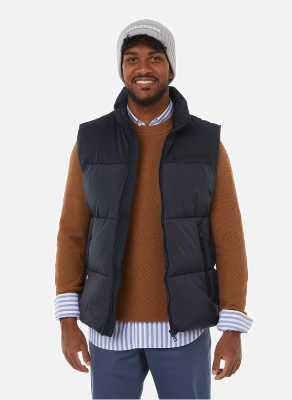 Blue Padded gilet
