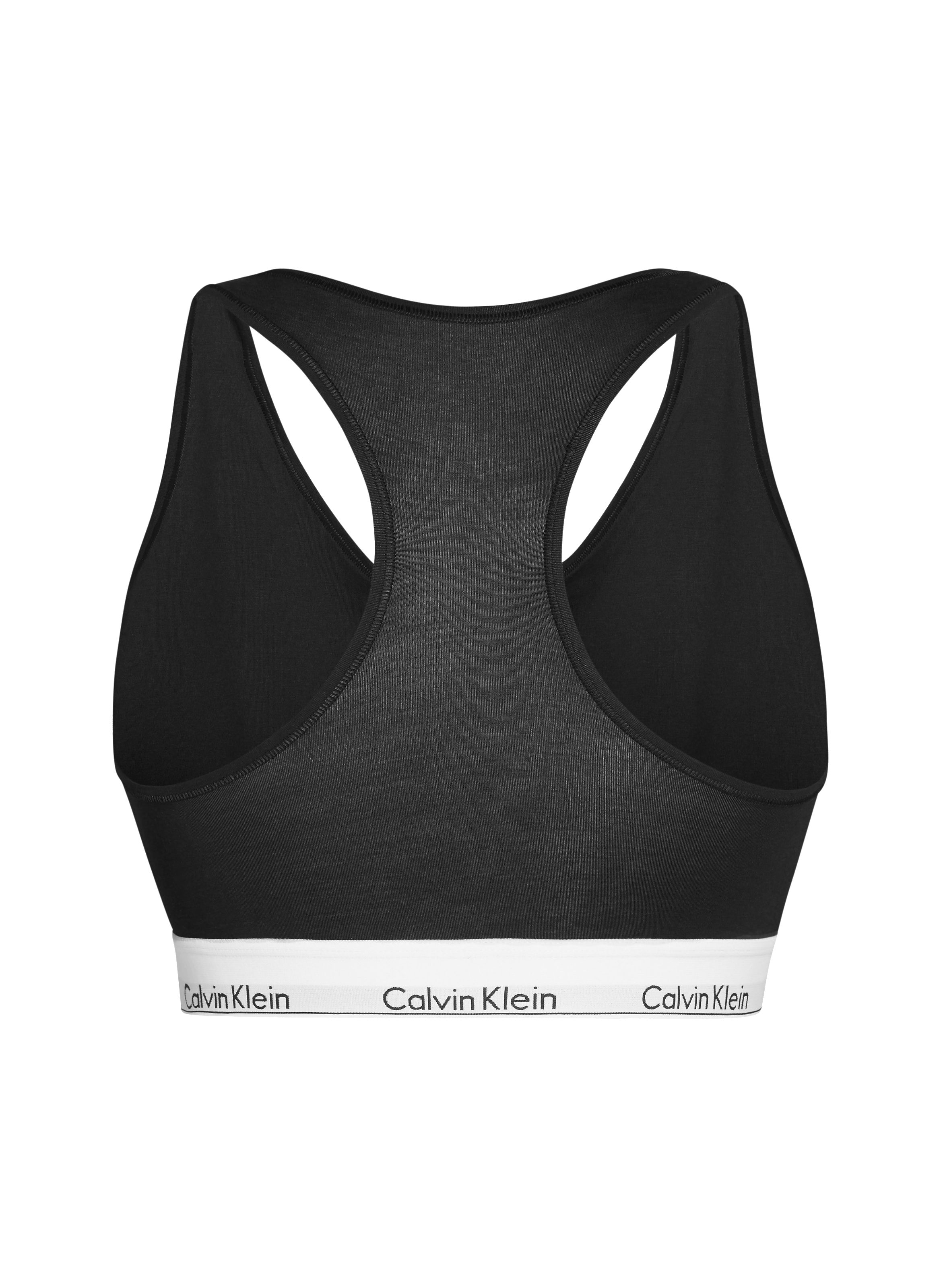 Cotton bra top CALVIN KLEIN Black