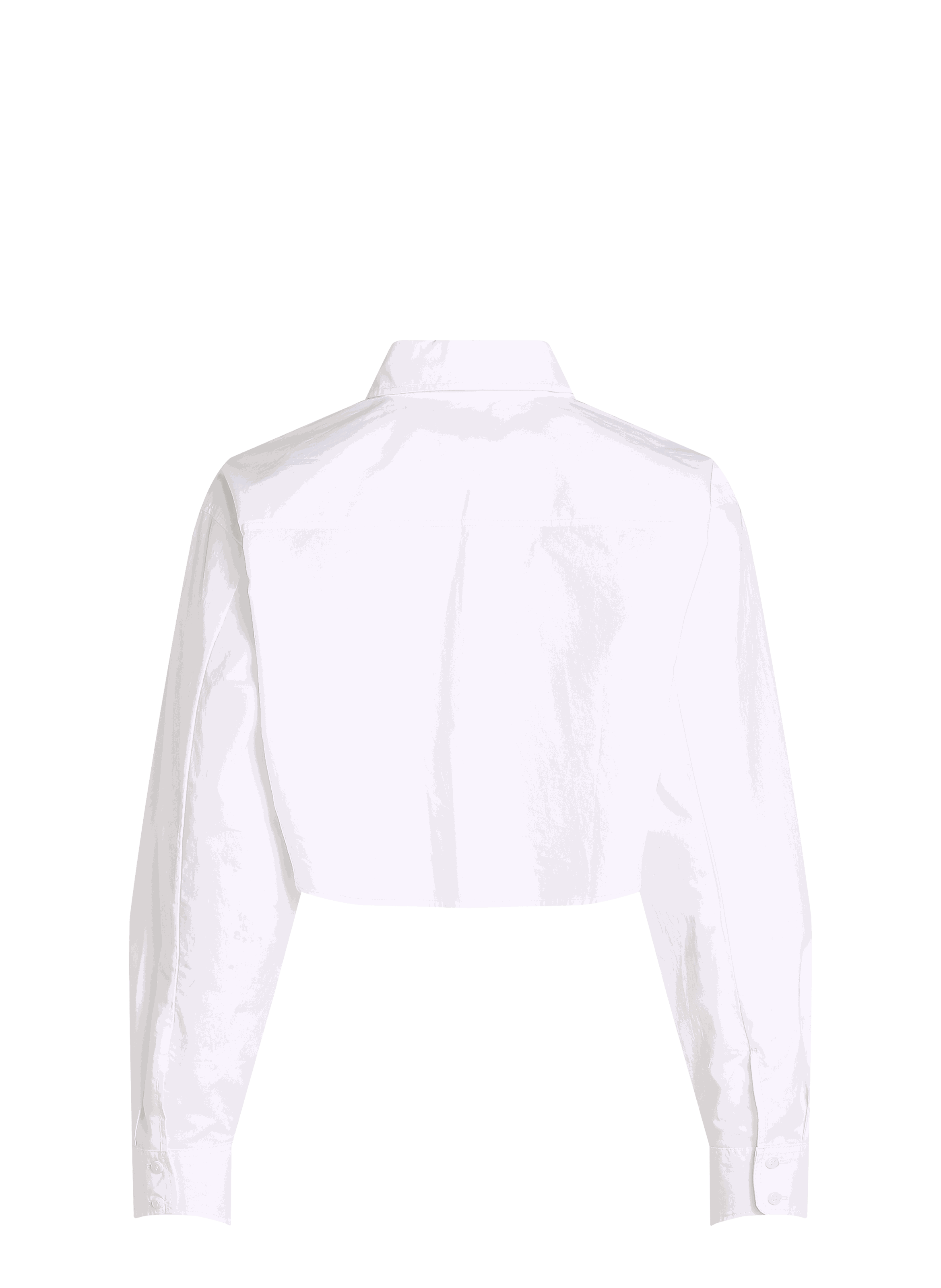 Chemise courte à logo CALVIN KLEIN Blanc