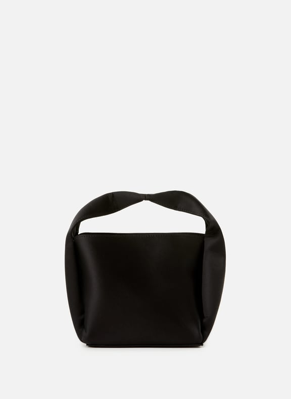 Small satin bucket bag Black by TOTEME TOTEME Small satin bucket bag Black