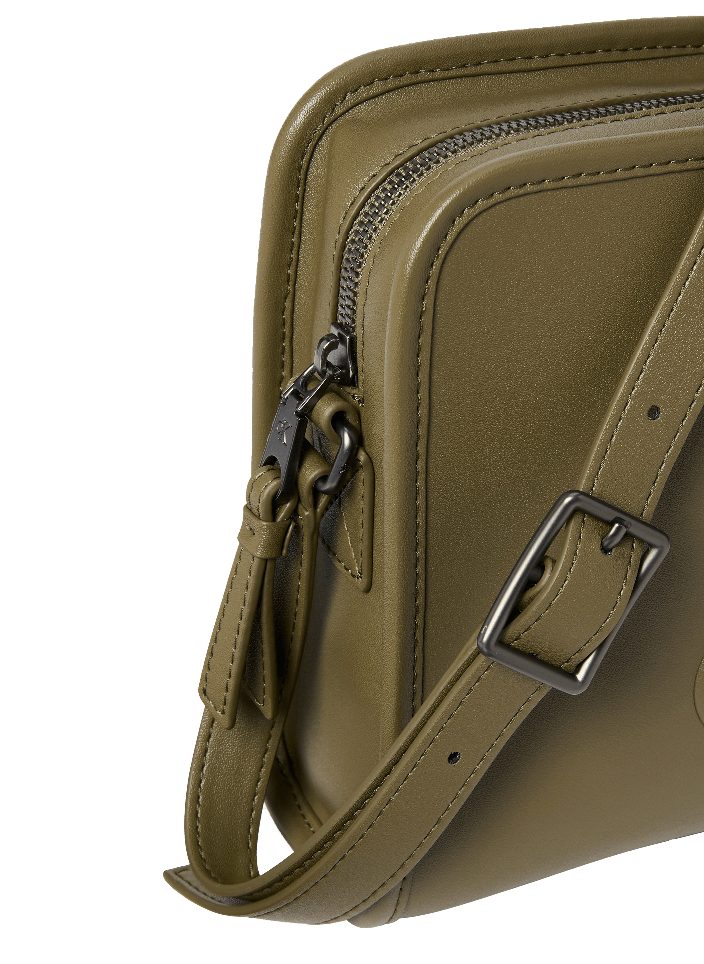 Sac à bandoulière logo en relief CALVIN KLEIN Marron