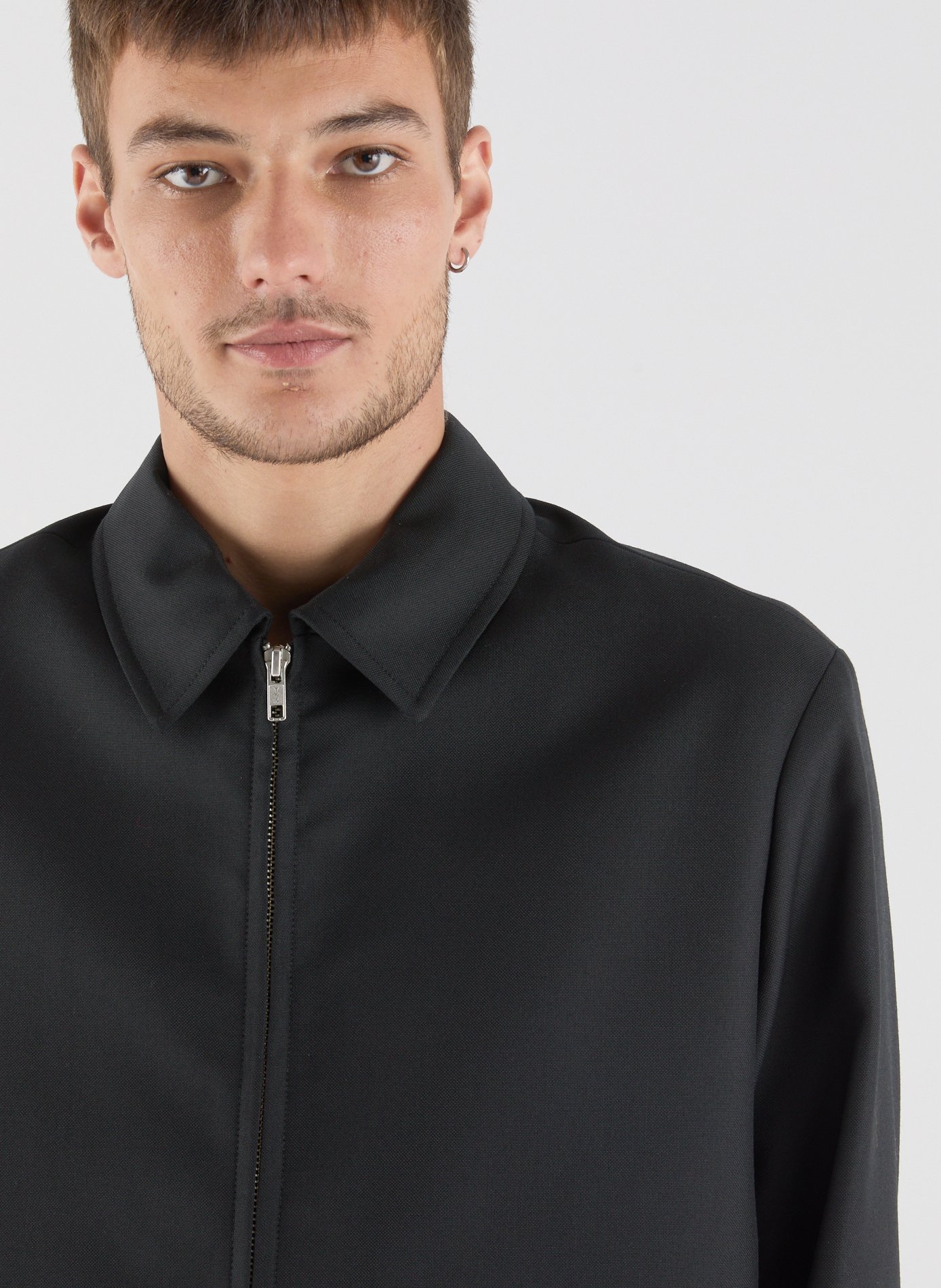 Blouson léger Good en laine SAISON 1865 Noir