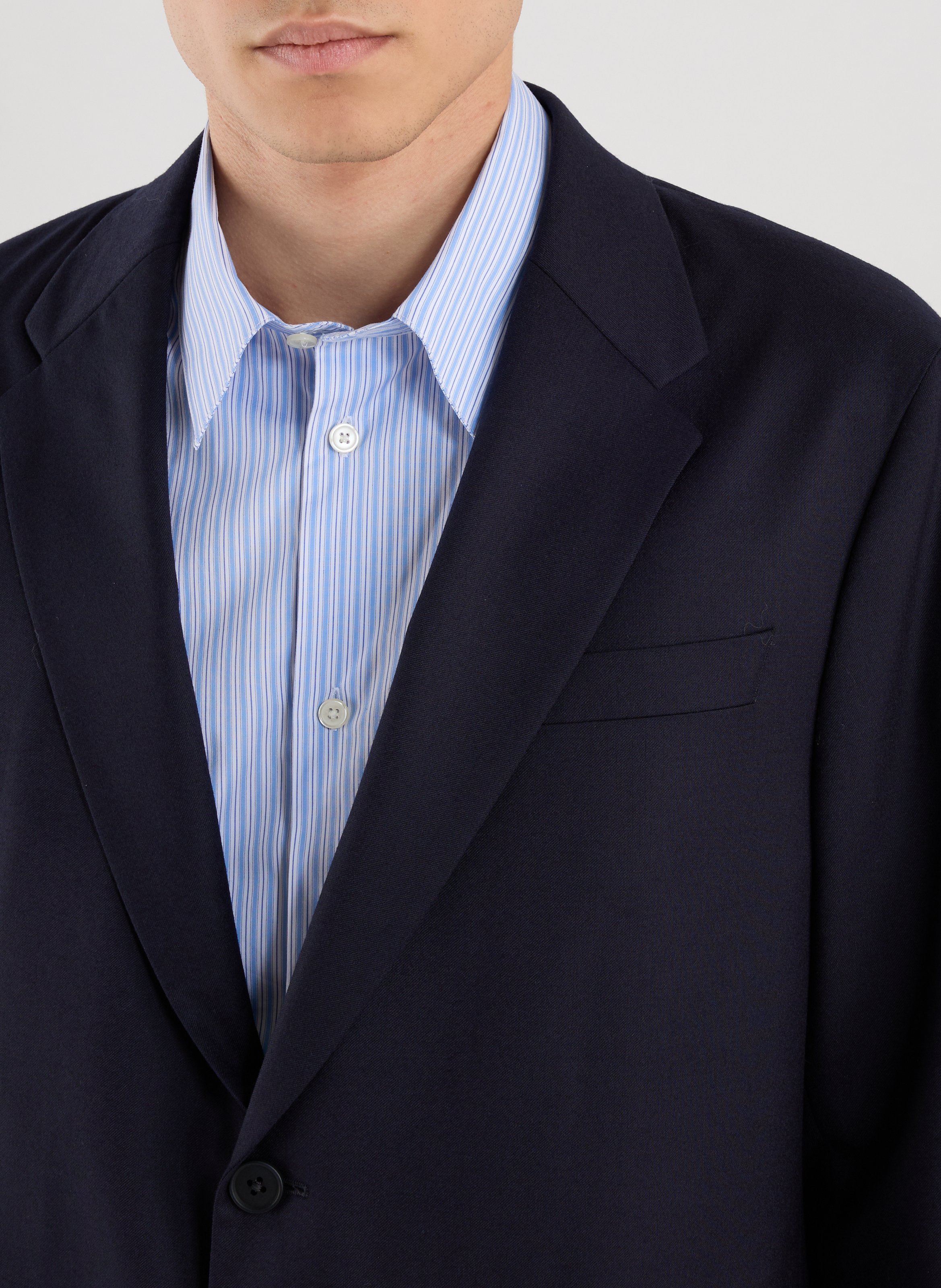 Veste de costume en laine  SAISON 1865 Bleu