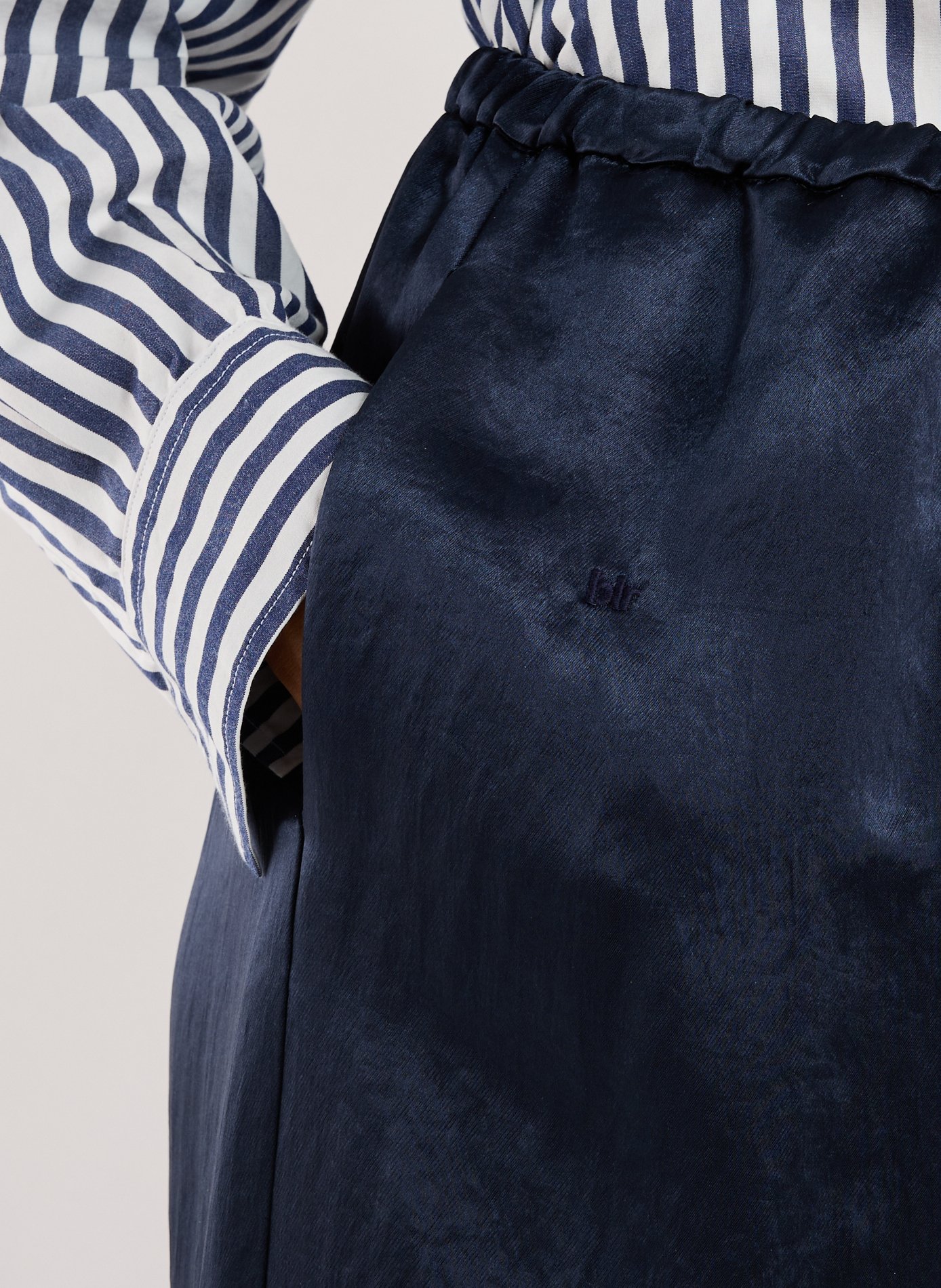 Pantalon fluide large BELLEROSE Bleu