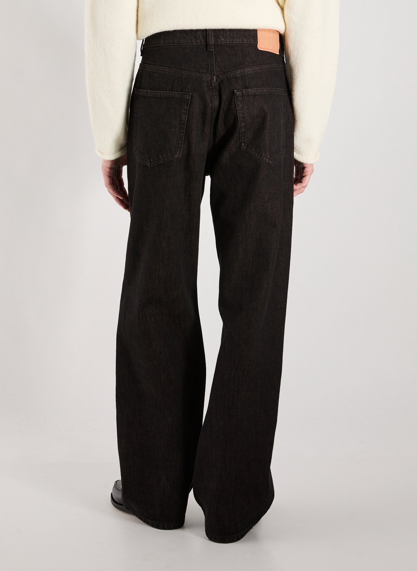 Straight-leg jeans in blended cotton JEANERICA DENIM Brown