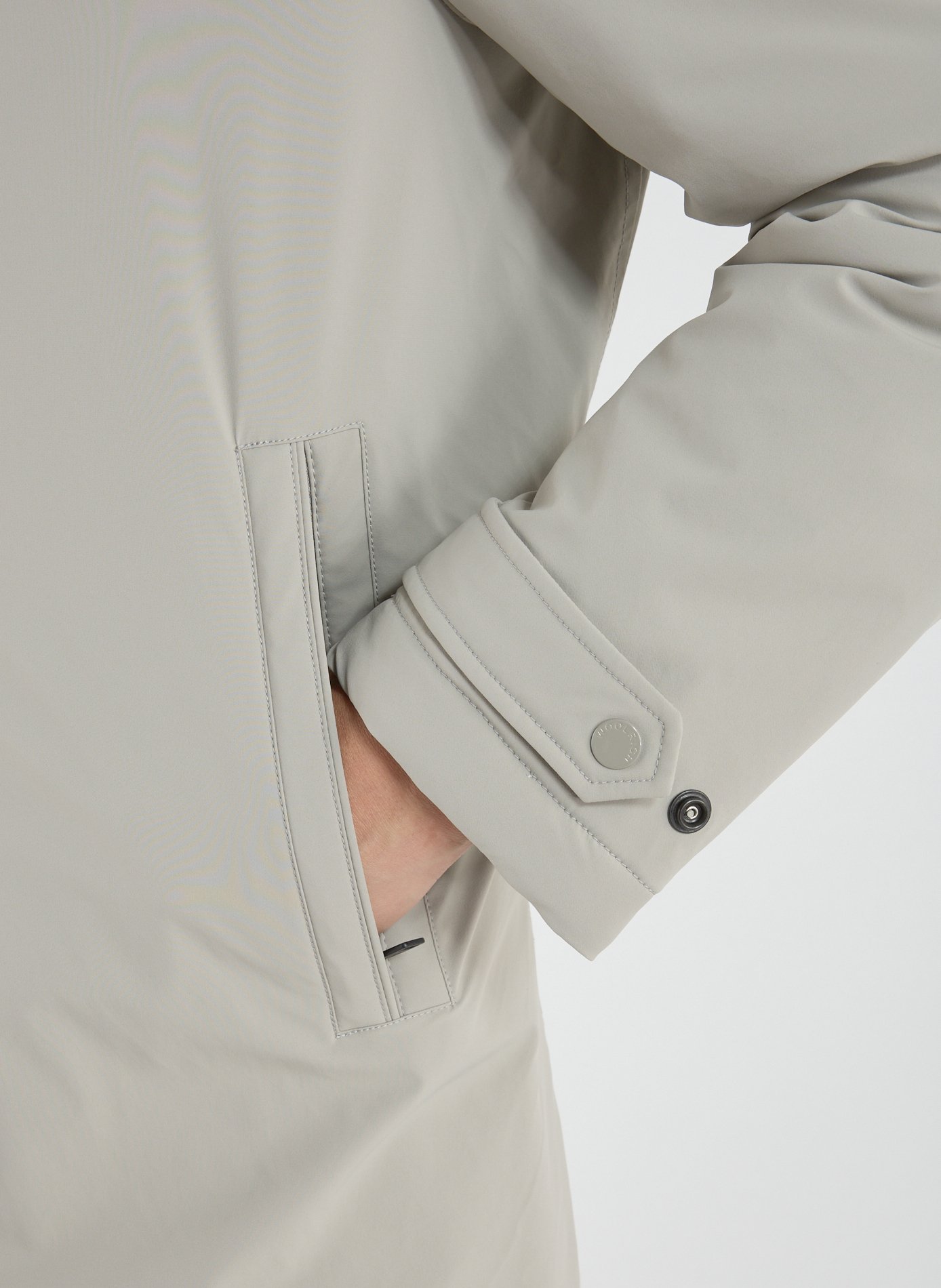 Parka mi-longue à doublure amovible  WOOLRICH Beige