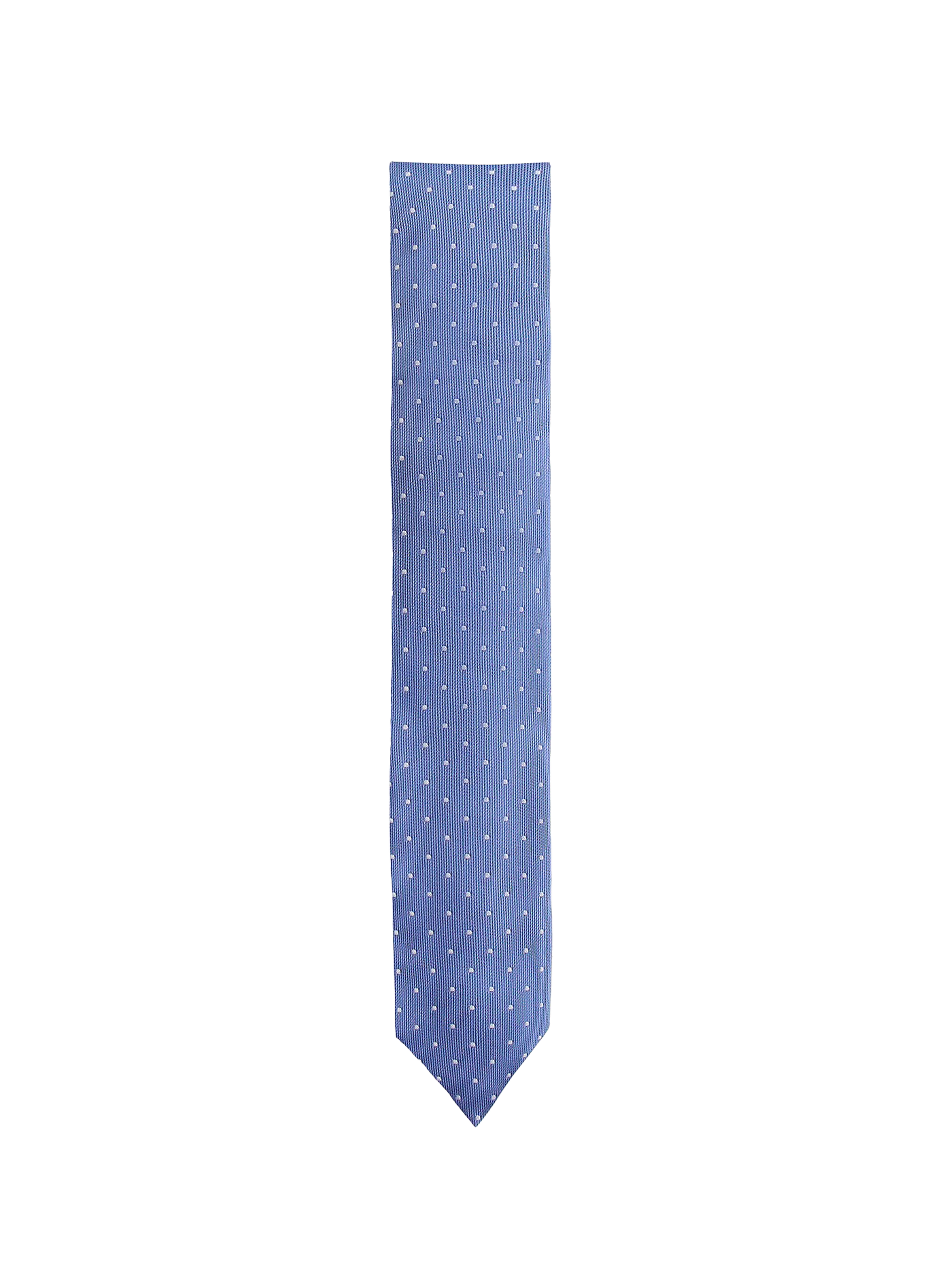 TOMMY HILFIGER Cravate à pois en soie Bleu