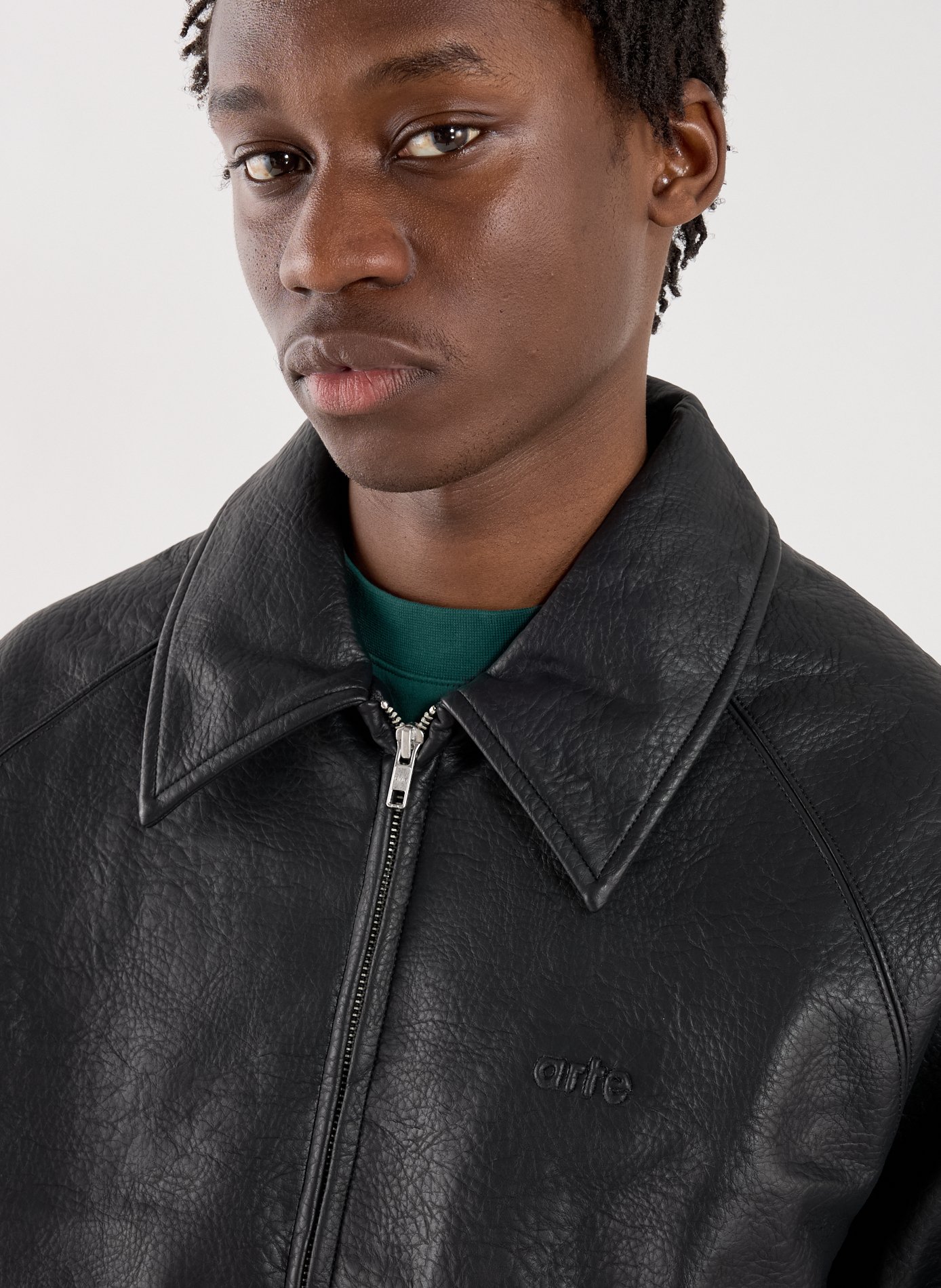 Oversized jacket with a classic collar ARTE ANTWERP Black