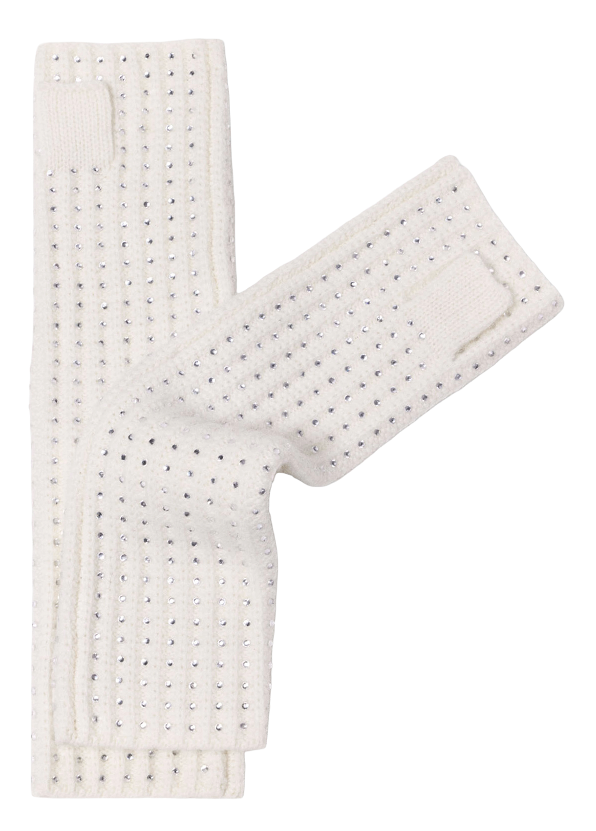 Mitaines en laine MAJE Beige