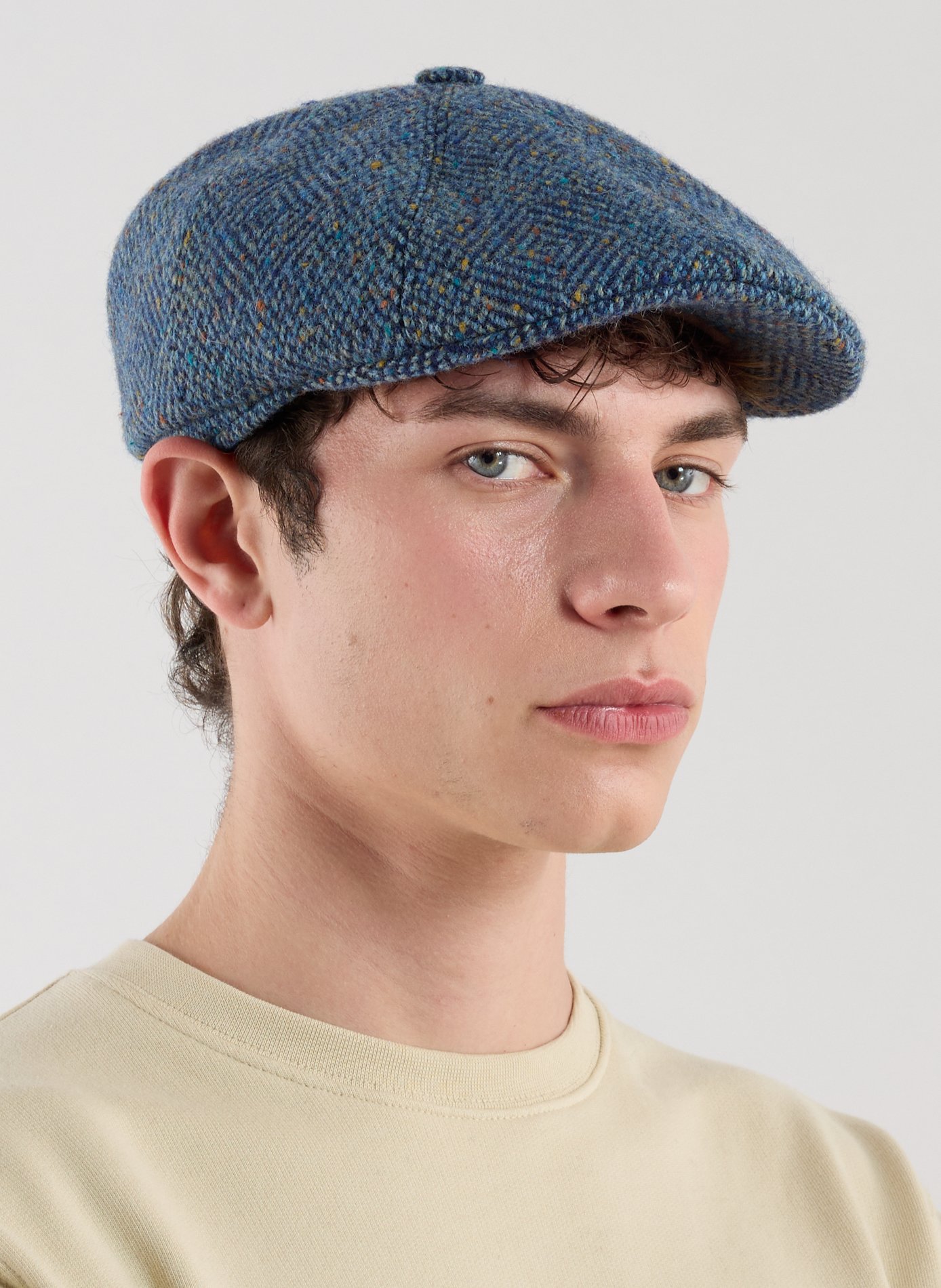 Wool beret STETSON Blue