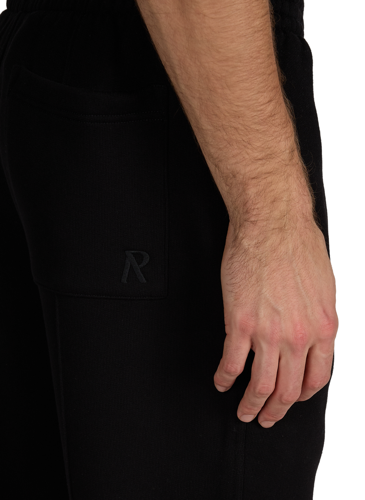 Initial cotton sweatpants REPRESENT Black