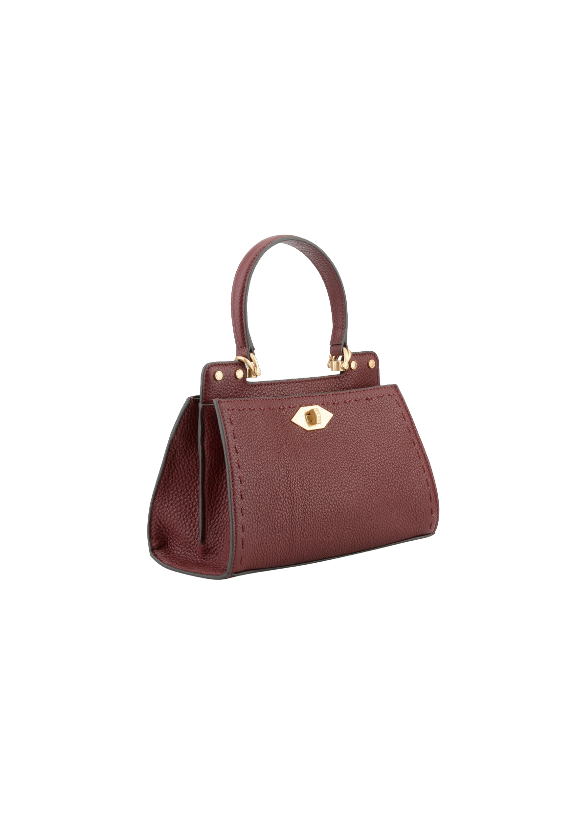 Trianon | sac porté main pm POURCHET Rouge