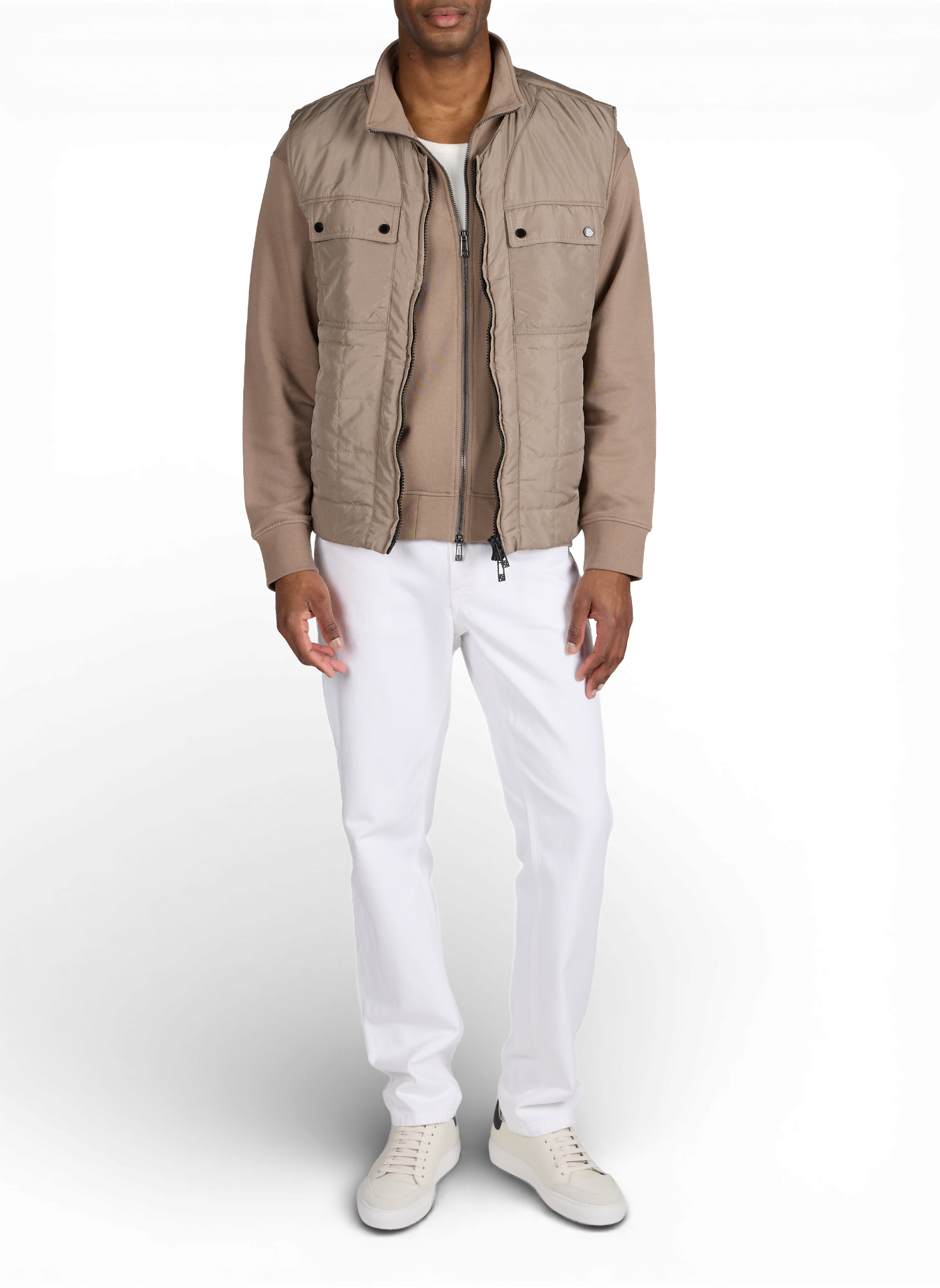 Cotton Trousers NOTIFY White