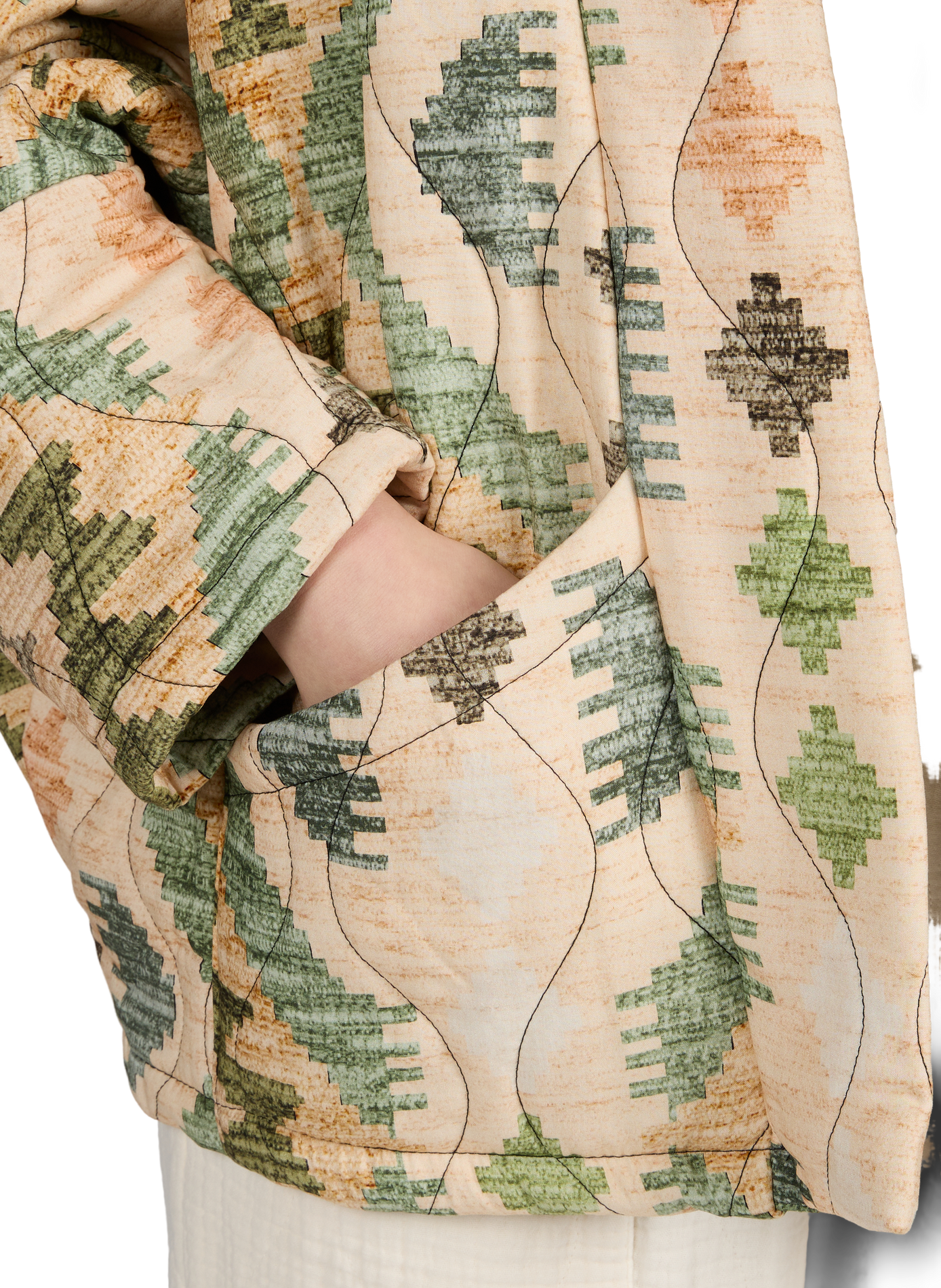 Kimono Chicago imprimé AOKYANOS Multicolore