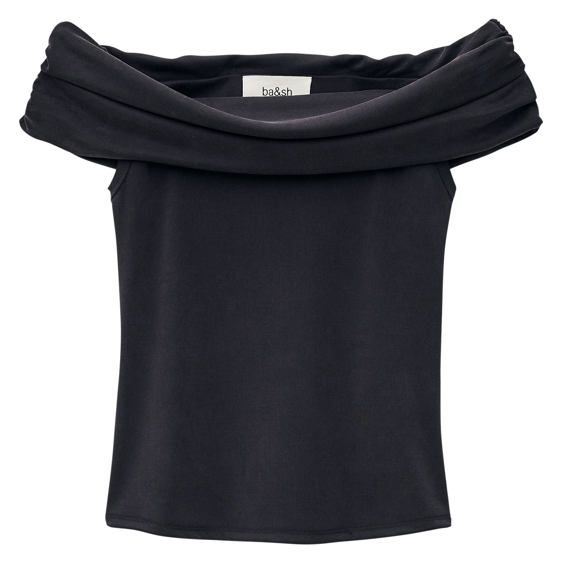 Tee-shirt col bardot bene BA&SH Bleu