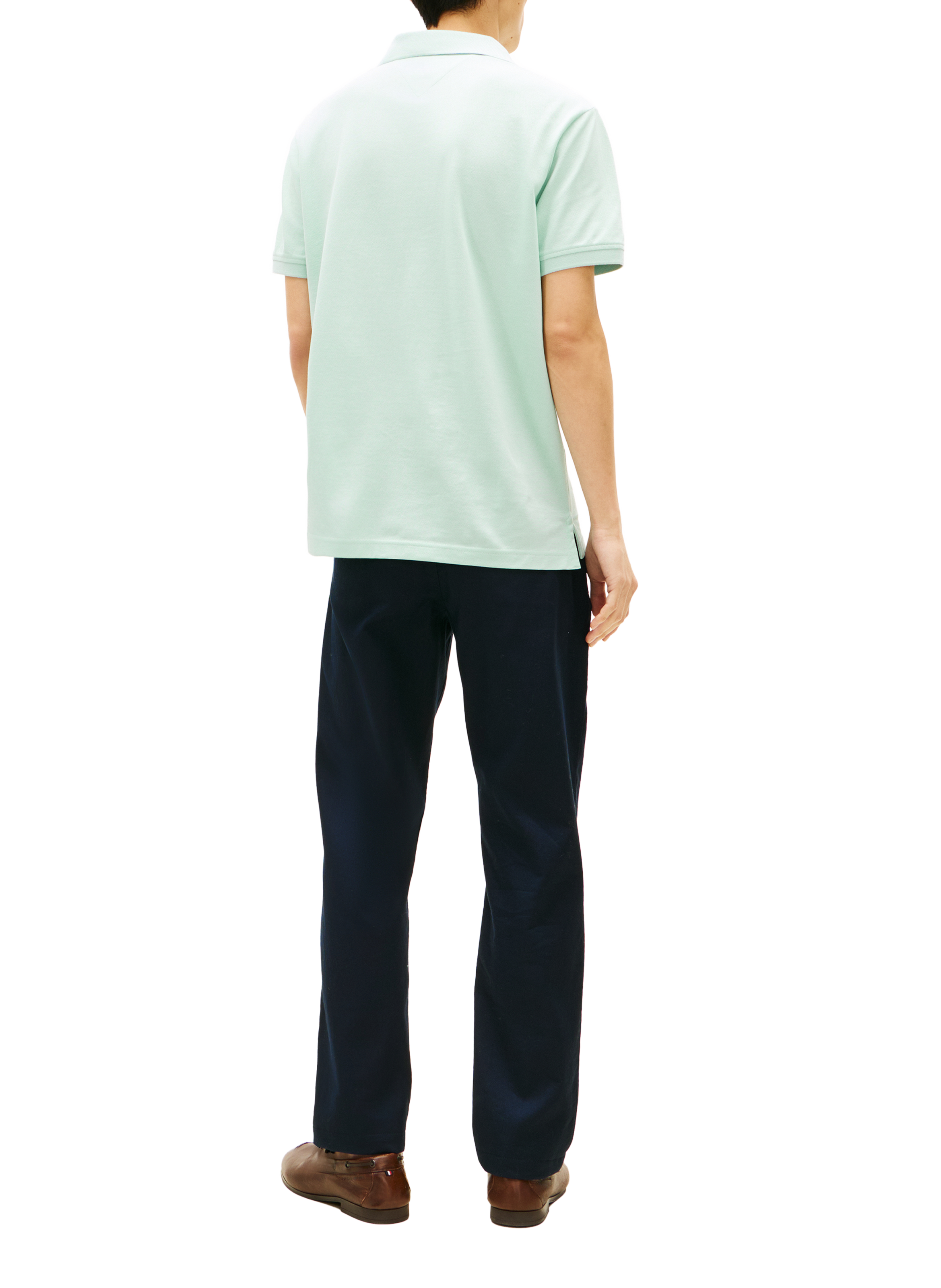 Polo en coton TOMMY HILFIGER Vert