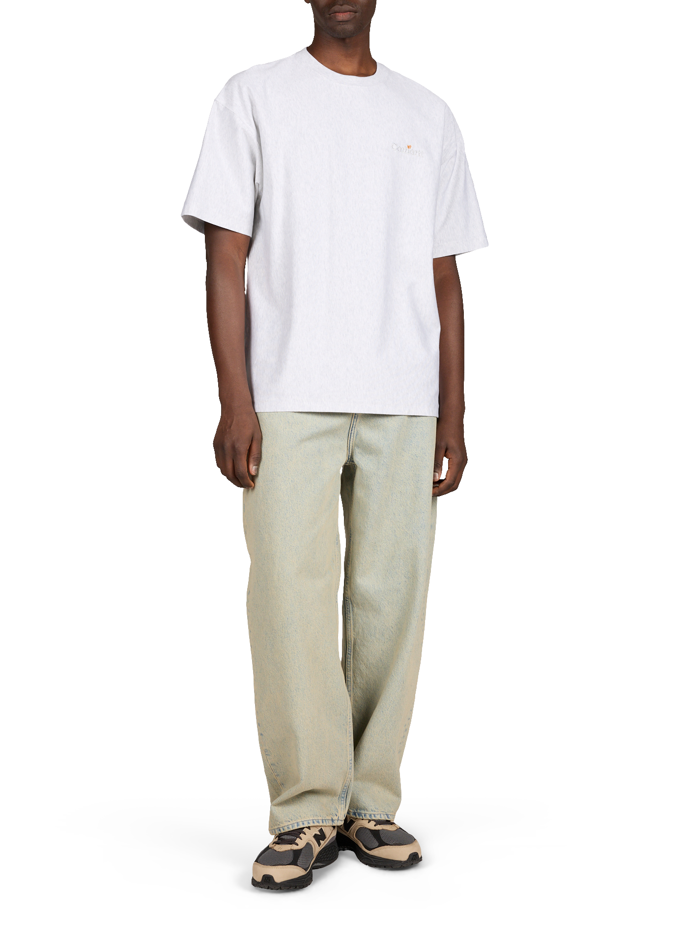 Cotton Logo T-shirt CARHARTT WIP Grey