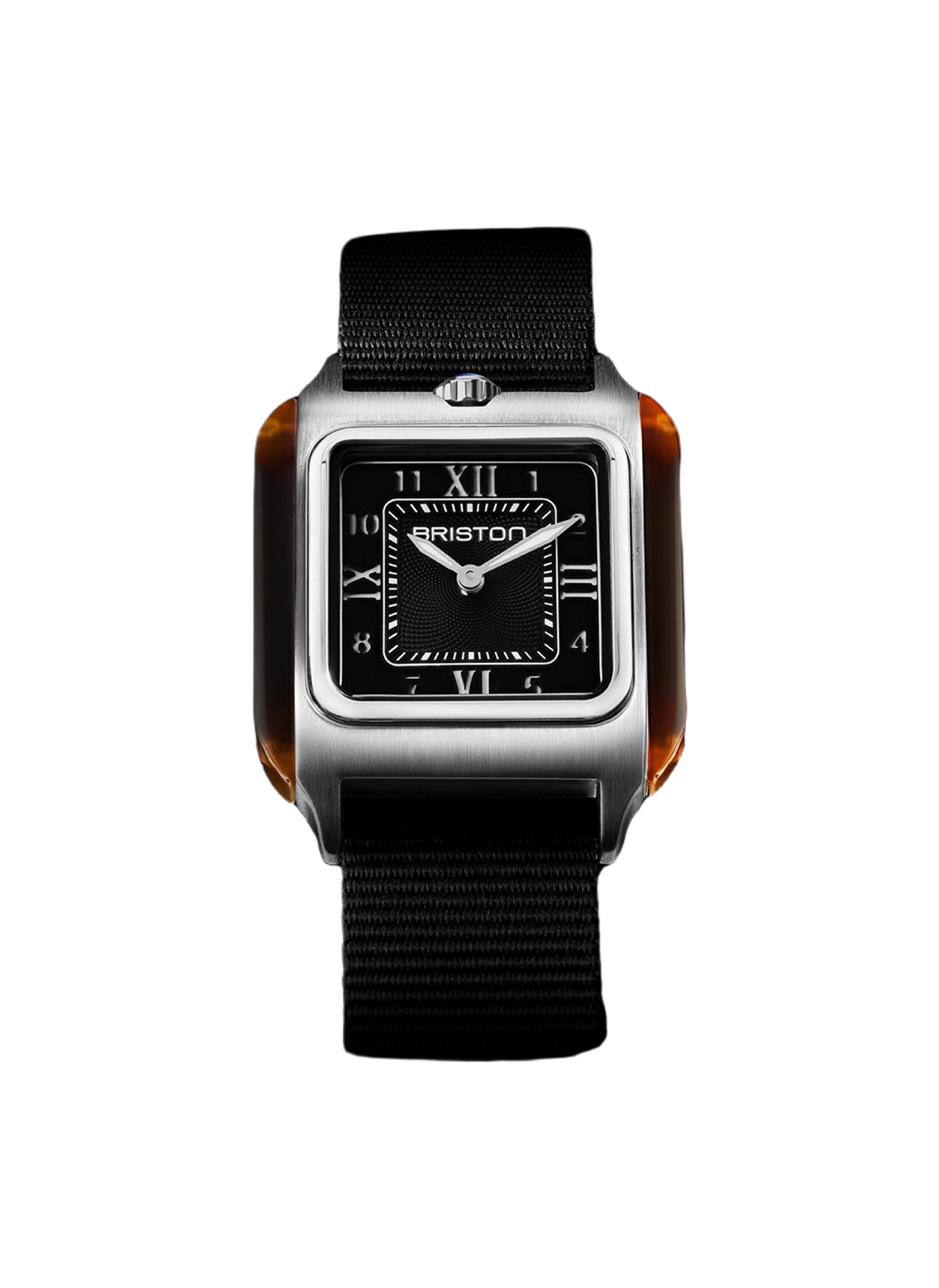Montre Streamliner Kennedy en caoutchouc BRISTON Noir