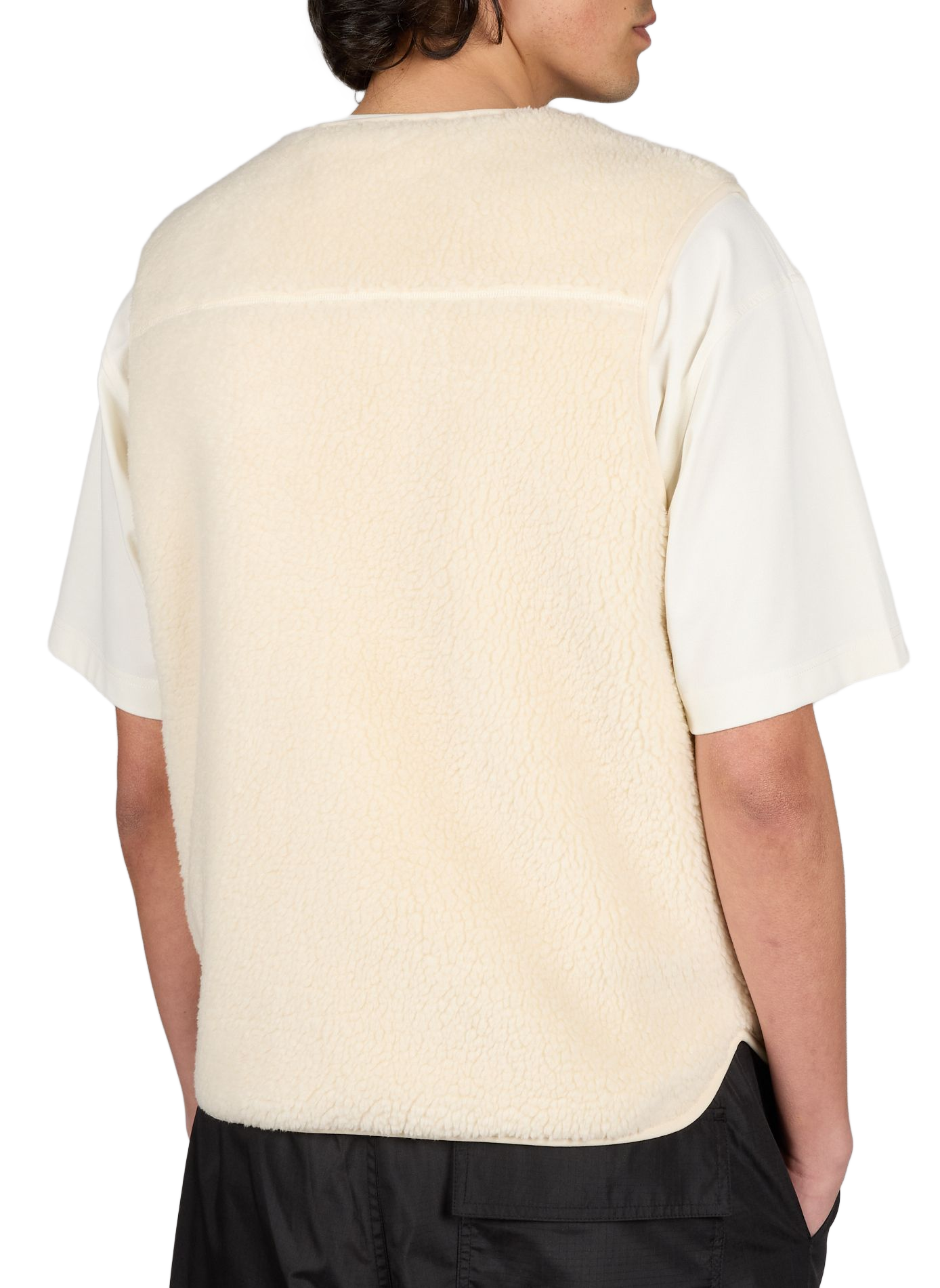 Sherpa sleeveless jacket GERTRUDE ET GASTON Beige