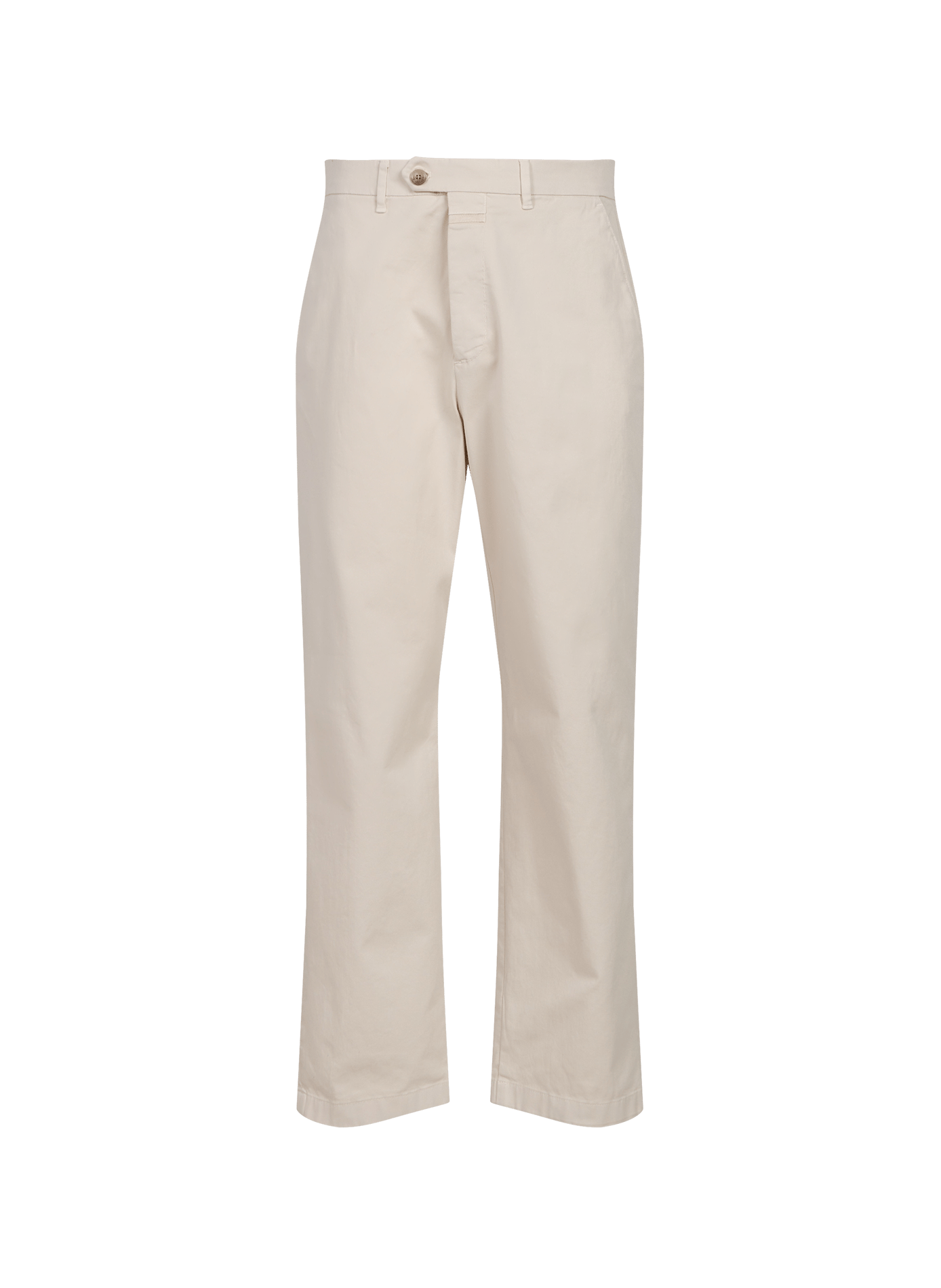 Straight cut stretch pants in blended cotton CLOSED Beige