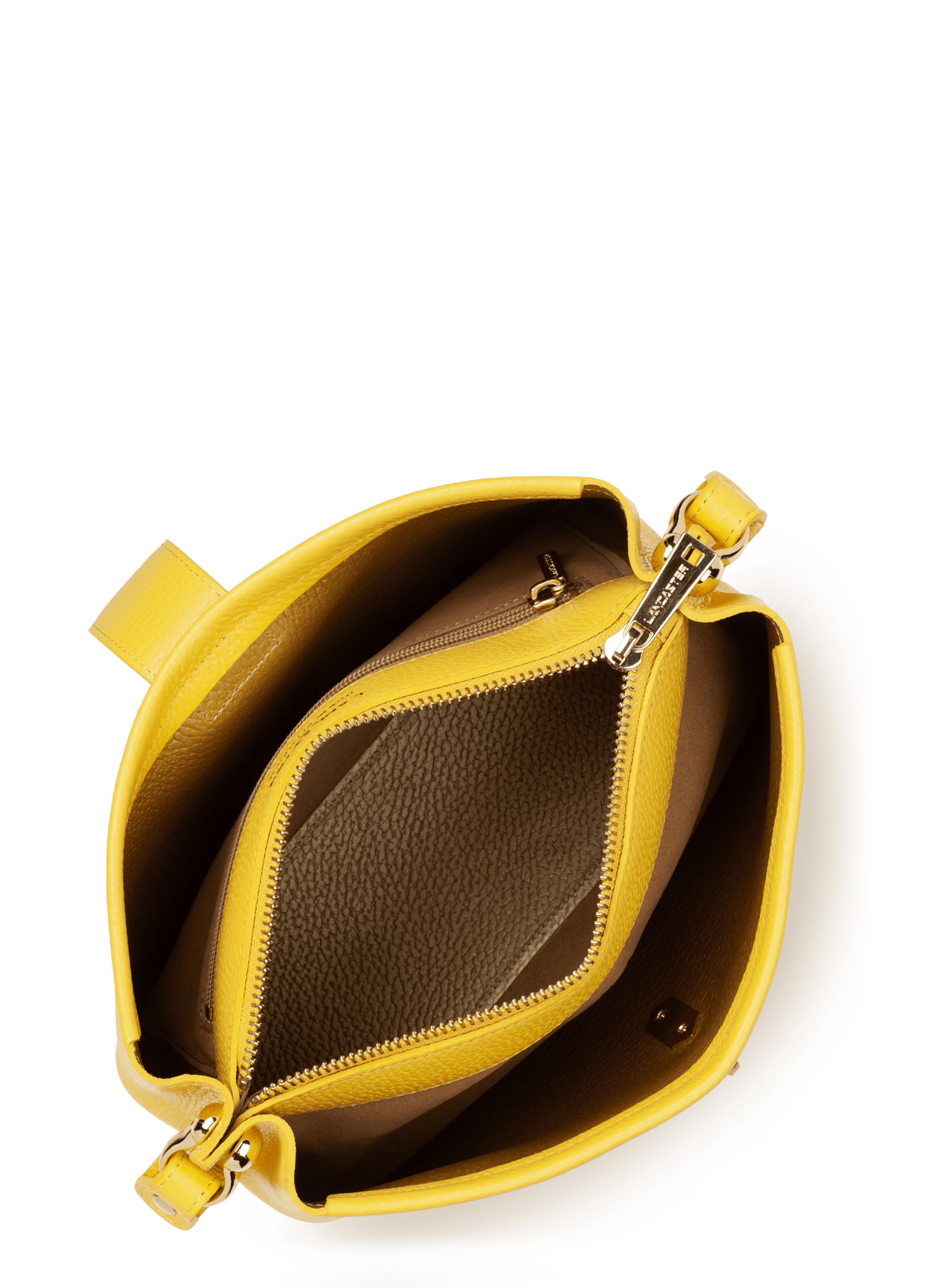 Crossbody bag - top double LANCASTER Yellow