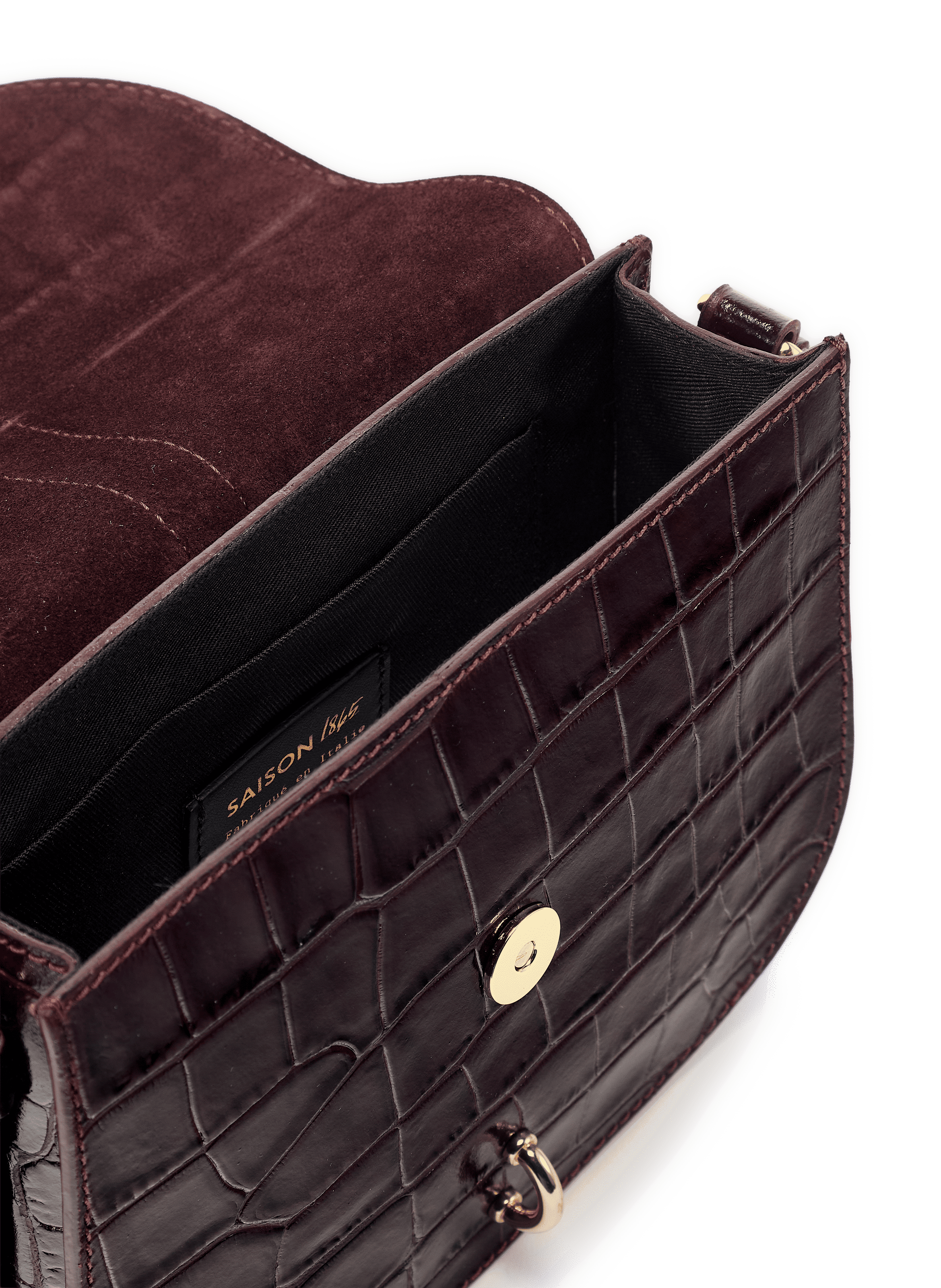 Leather shoulder bag SAISON 1865 Red