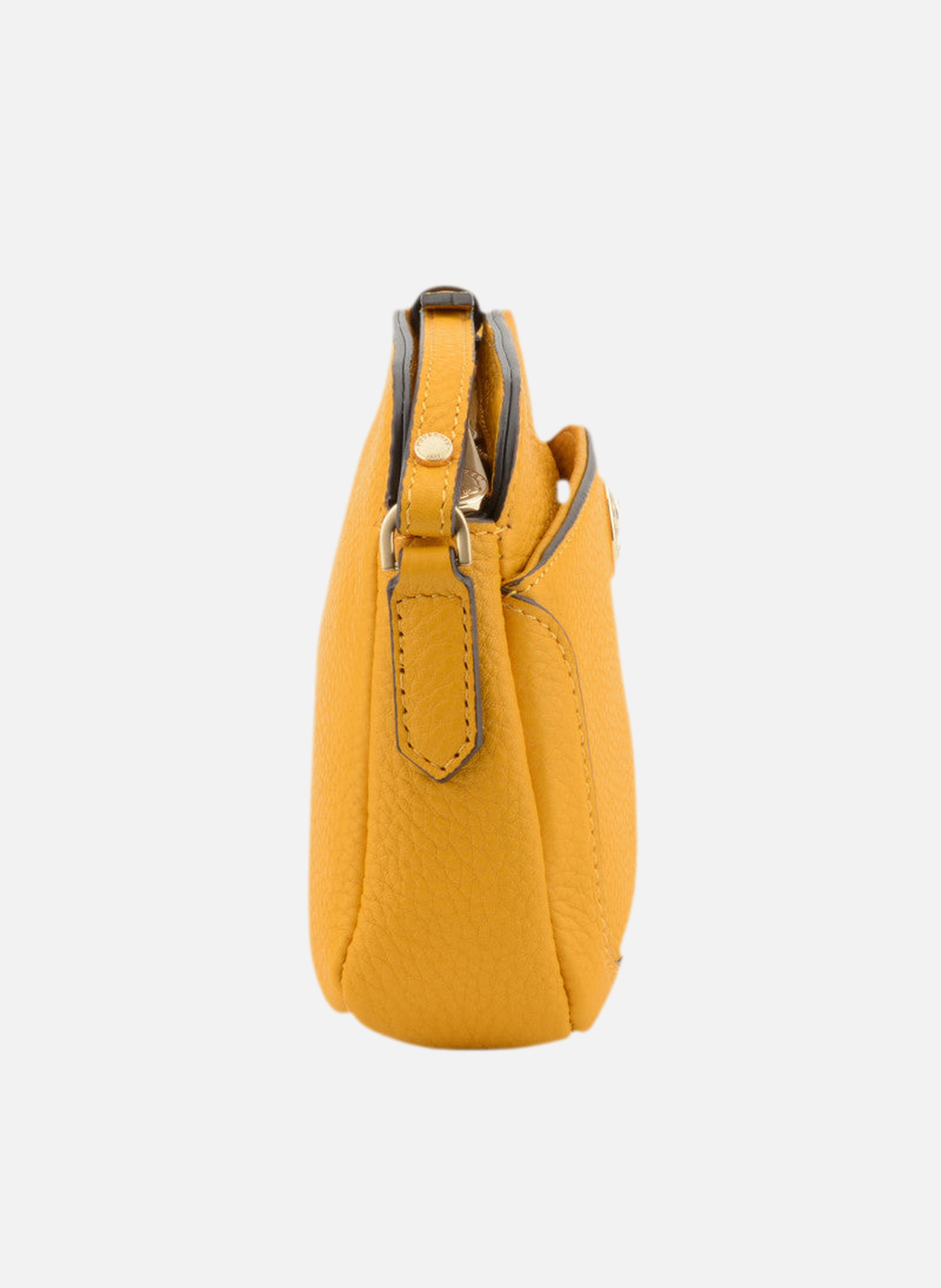 Image | sac cabas en cuir de vachette POURCHET Jaune