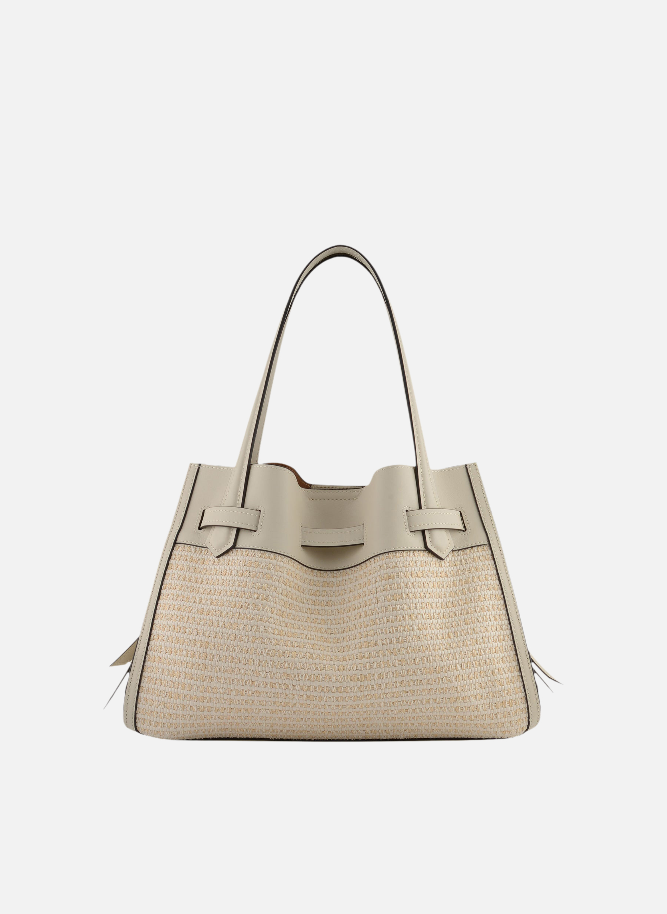 Blossom tressé | sac à main POURCHET Beige