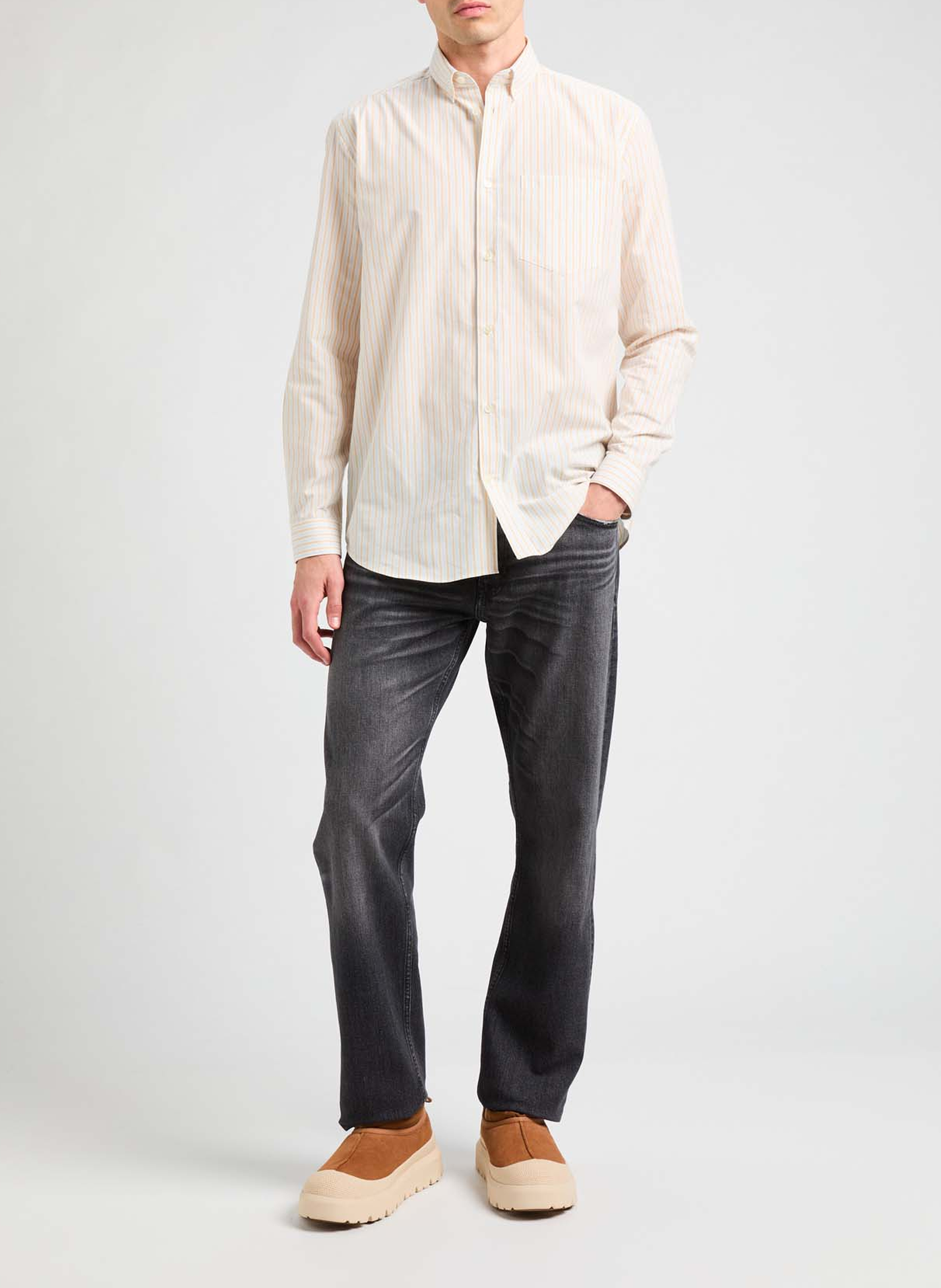Chemise rayée Fomelos AU PRINTEMPS PARIS Bleu