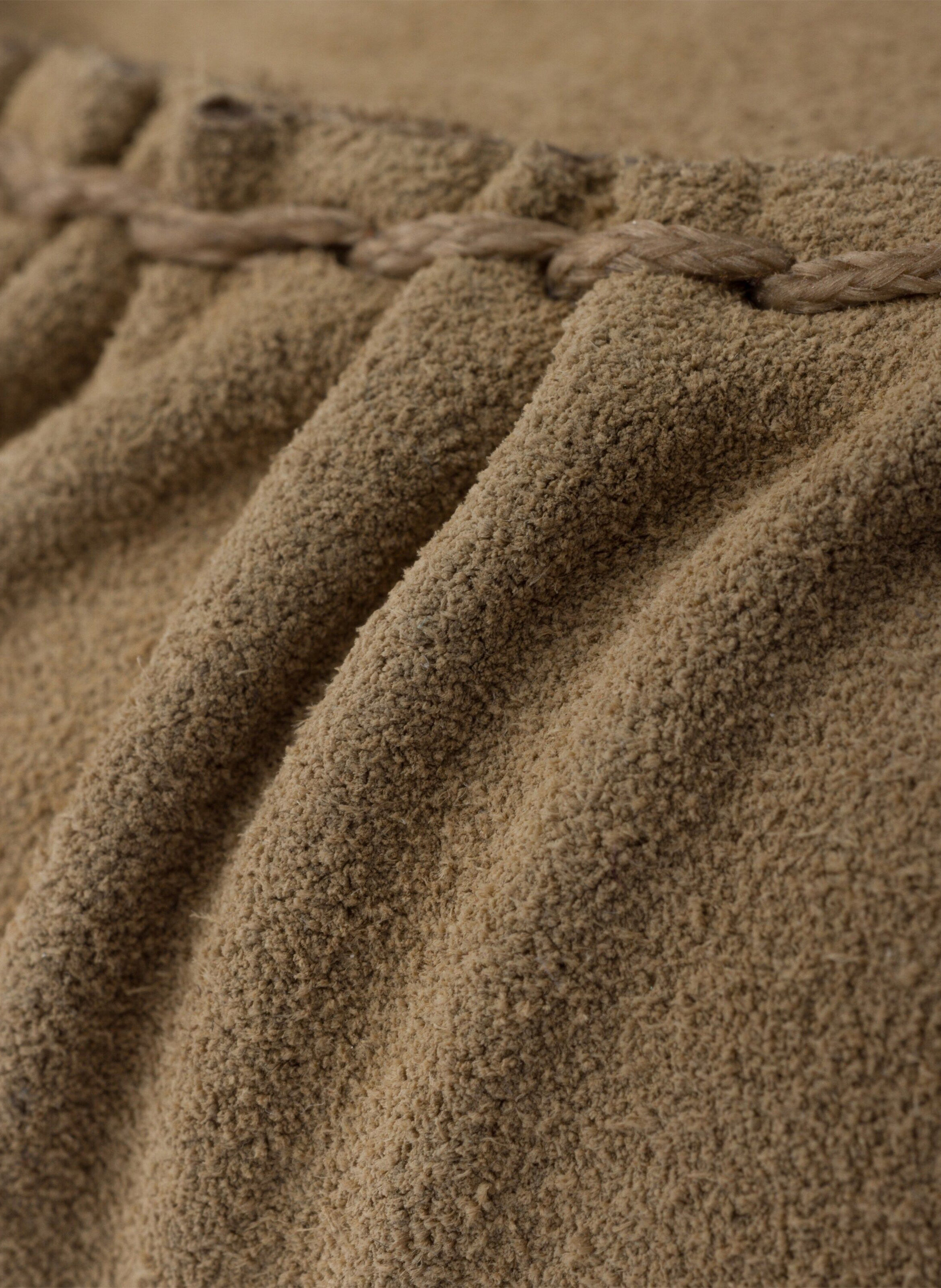 Mules en veau velours PRADA Beige