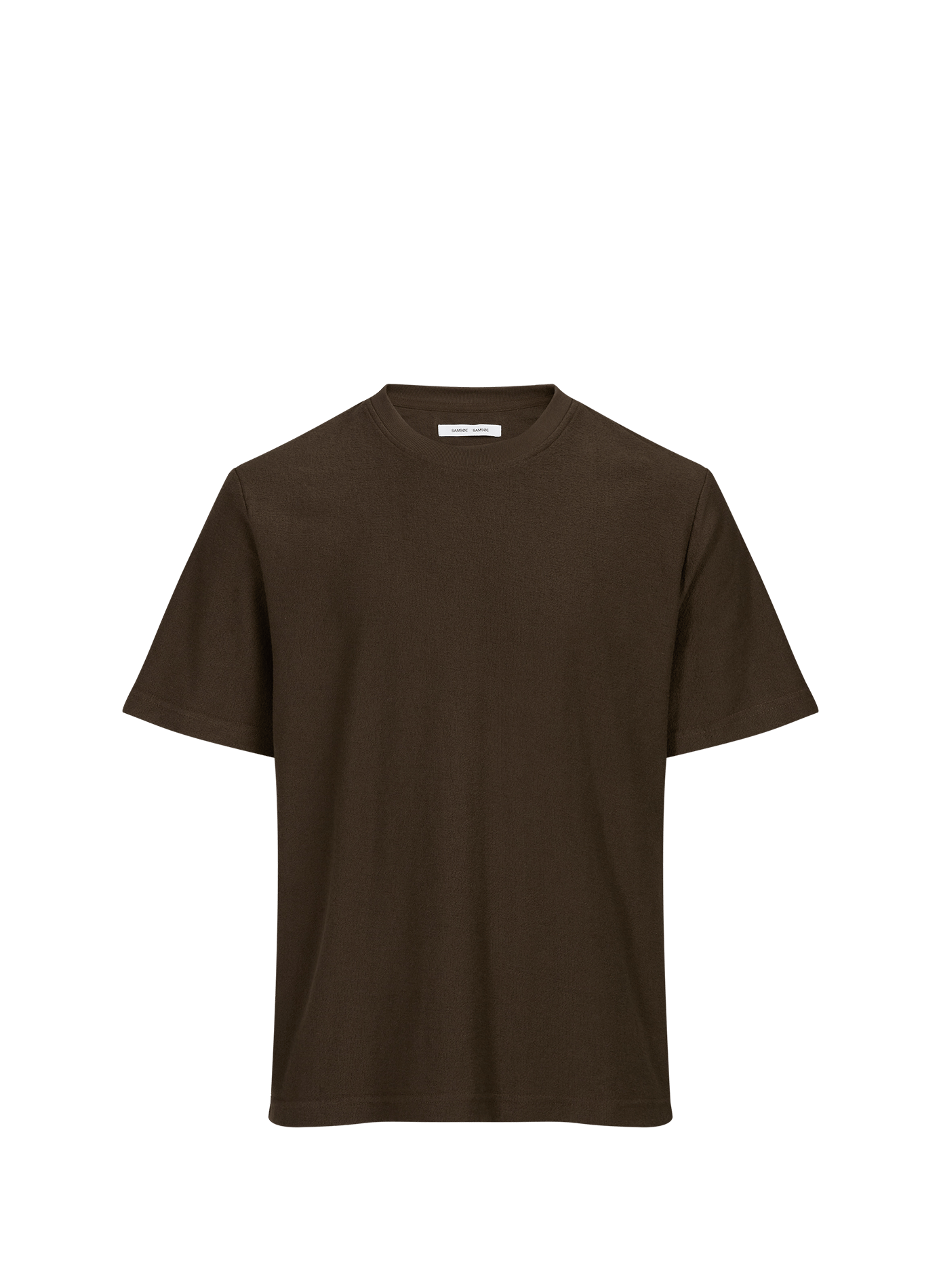 Textured T-shirt SAMSOE SAMSOE Brown