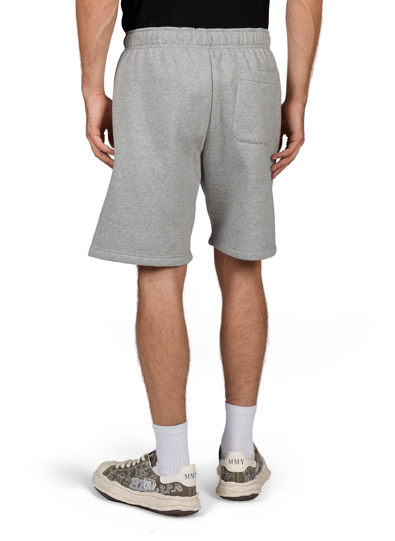 Solid Mixed Cotton Sweat Shorts CARHARTT WIP Grey