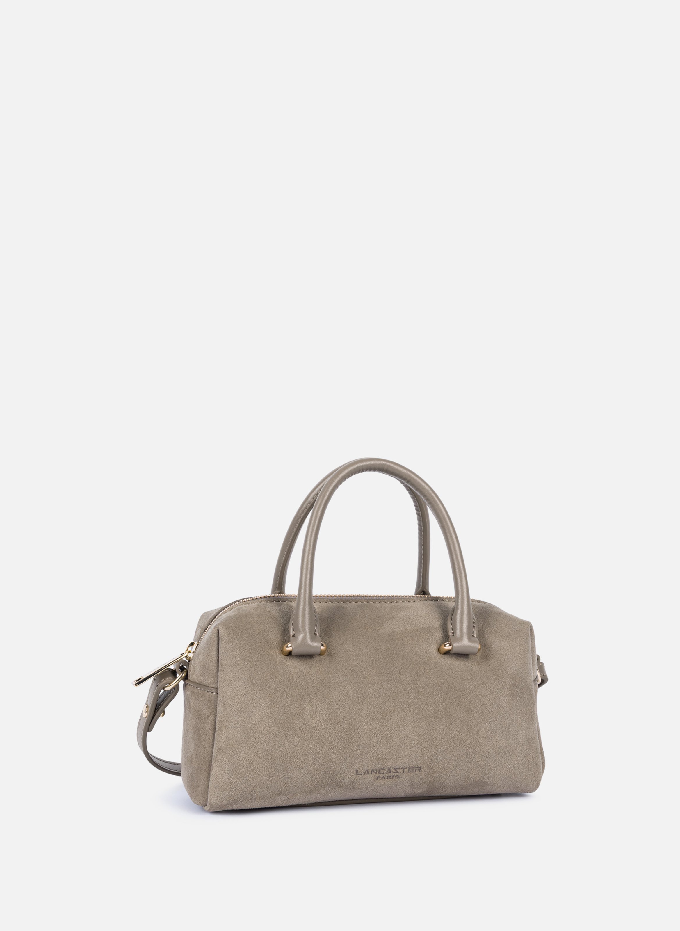 Sac à main - suède cube LANCASTER Gris