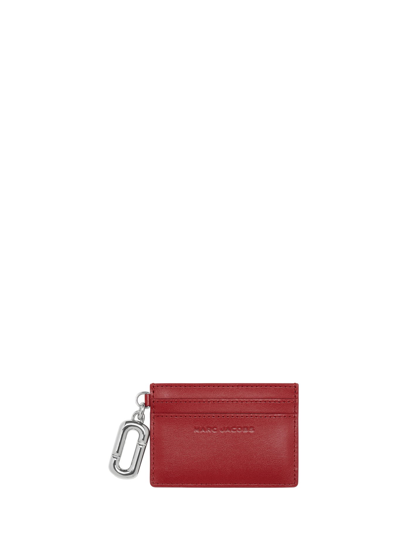 Porte-cartes The Scene en cuir MARC JACOBS Rouge