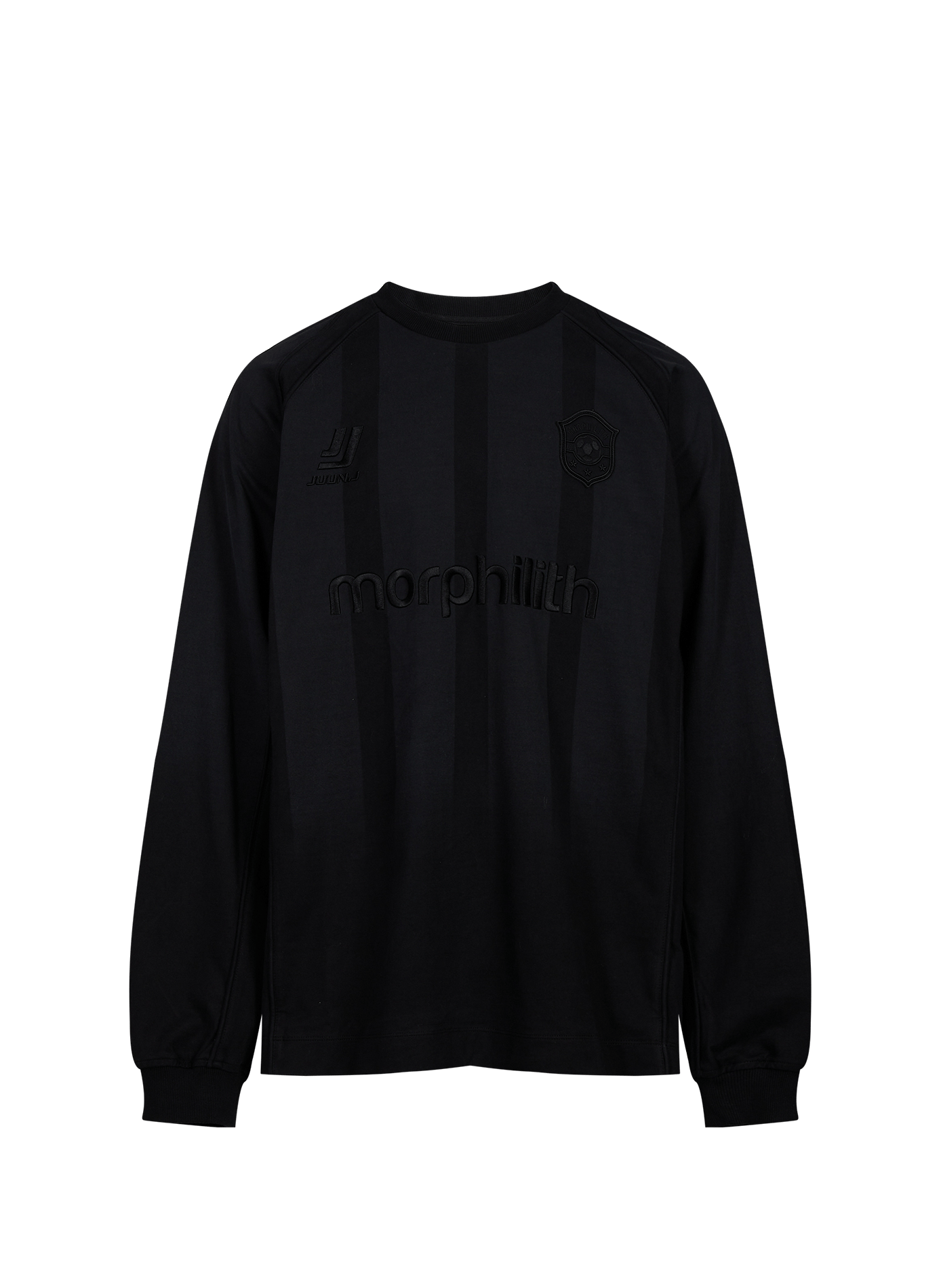Pull ample à logo en coton JUUN.J Noir