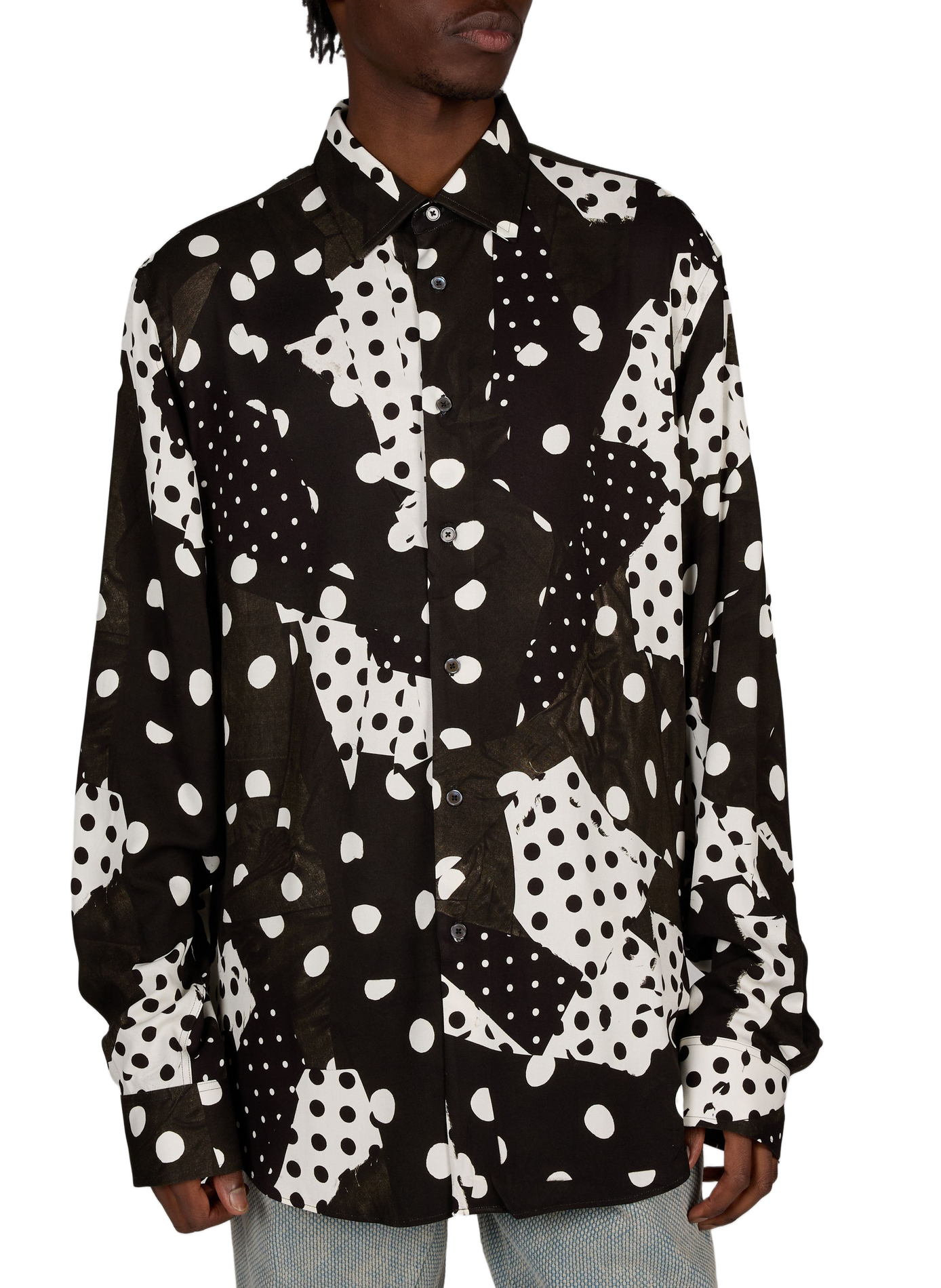 Printed flowing shirt PAUL SMITH Black