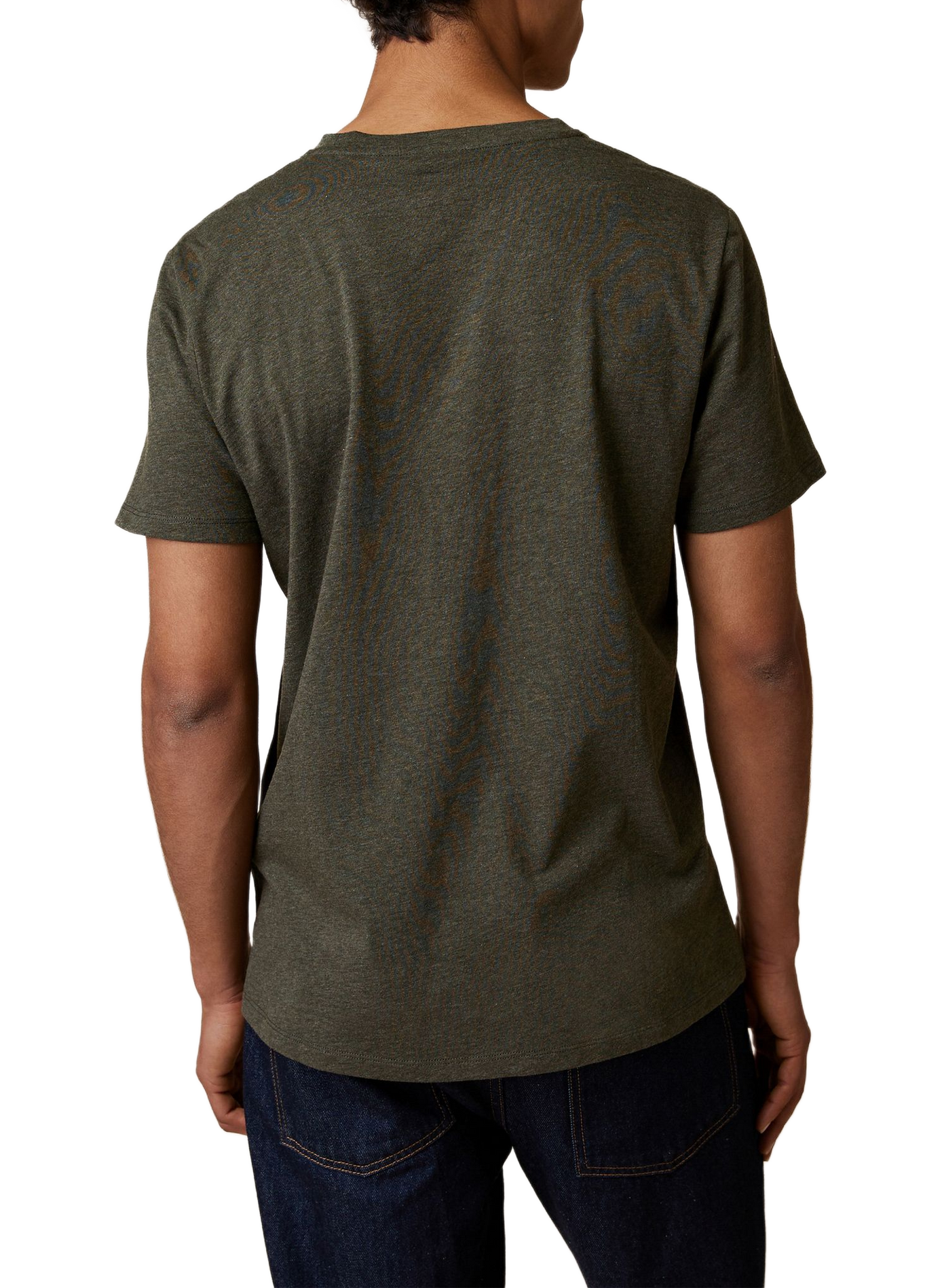 T-shirt met ronde hals en stippen FAGUO Groen