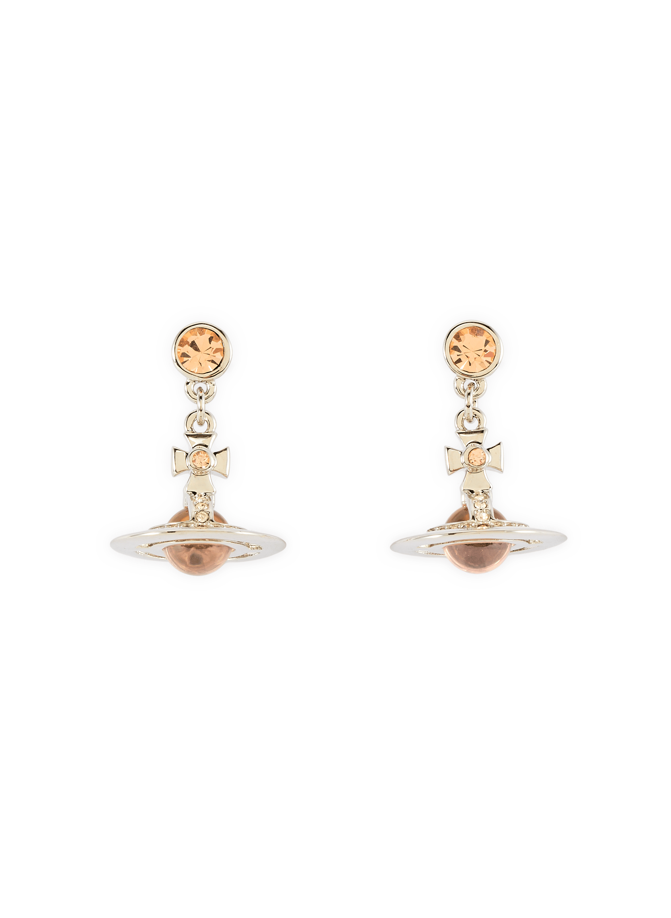 Boucles d'oreilles en laiton VIVIENNE WESTWOOD Silver