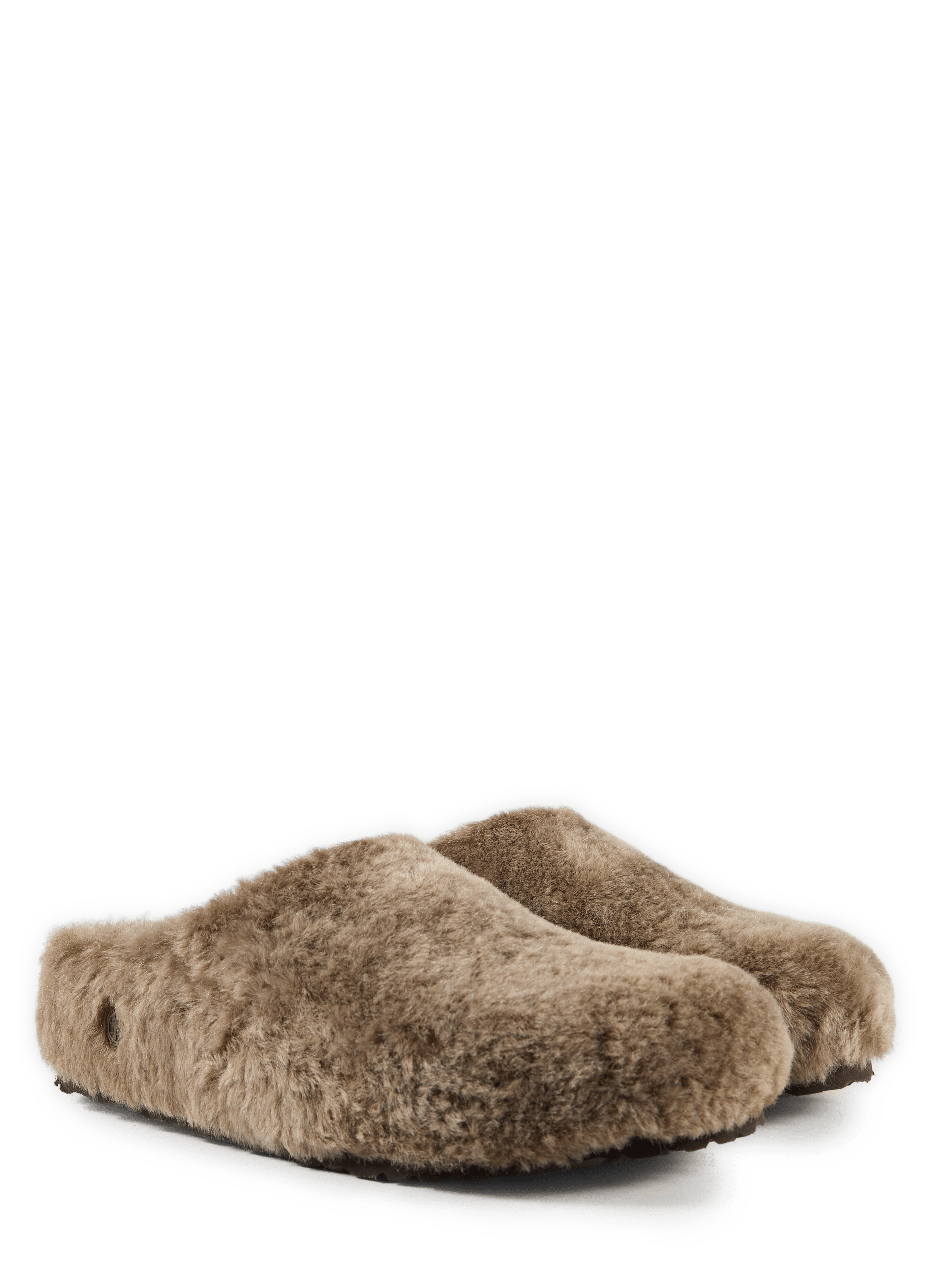 Zapatillas de estar por casa de pelo BIRKENSTOCK Beige