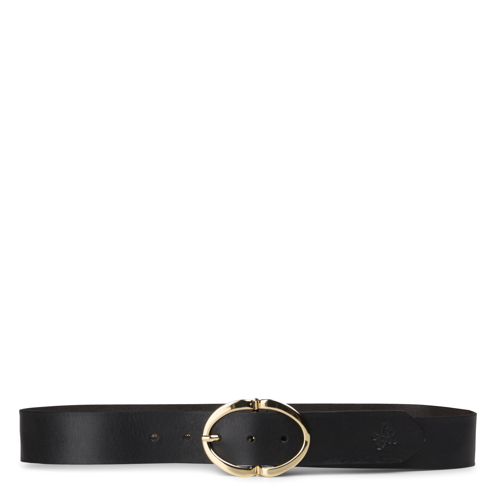 Leren riem LA FEE MARABOUTEE Zwart